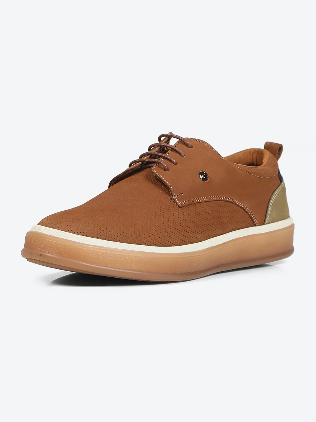 Monte Carlo Tan Casual Lace Up Sneakers Shoes for Men - Image 3