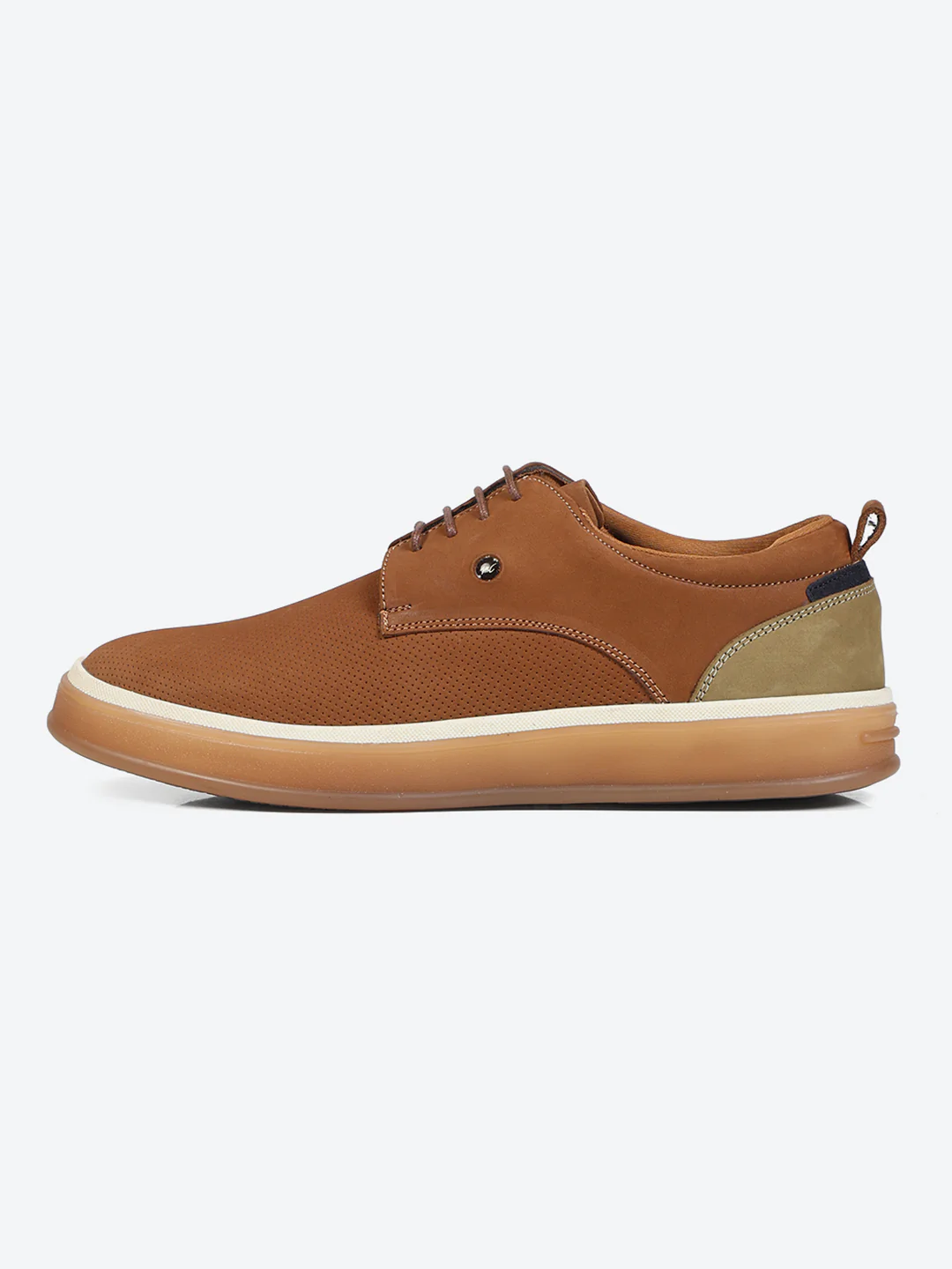 Monte Carlo Tan Casual Lace Up Sneakers Shoes for Men - Image 4