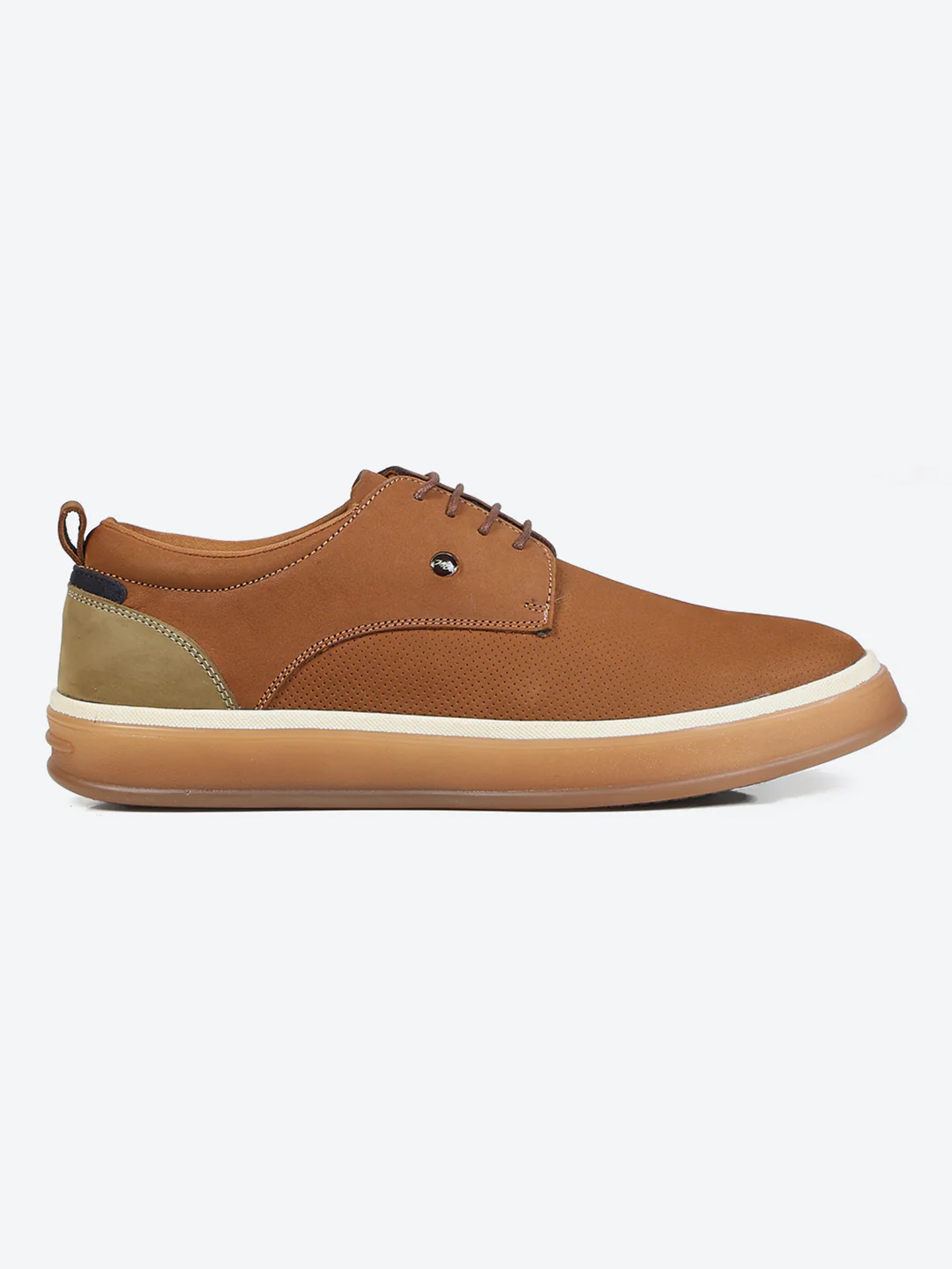 Monte Carlo Tan Casual Lace Up Sneakers Shoes for Men - Image 5