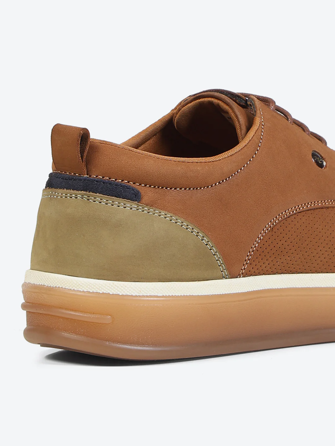 Monte Carlo Tan Casual Lace Up Sneakers Shoes for Men - Image 9