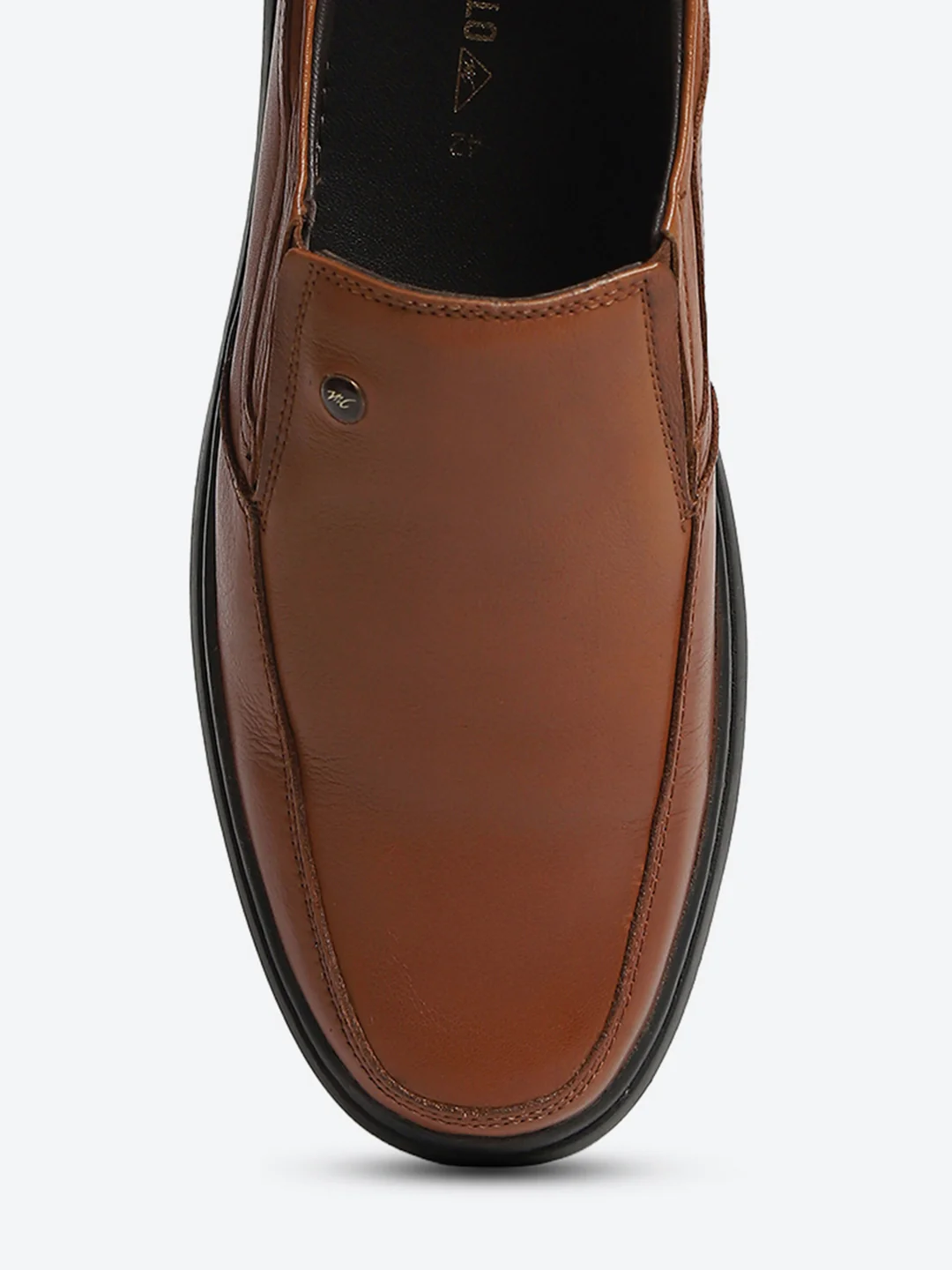 Monte Carlo Tan Comfortable Slip on Formal Shoes for Men - Image 7