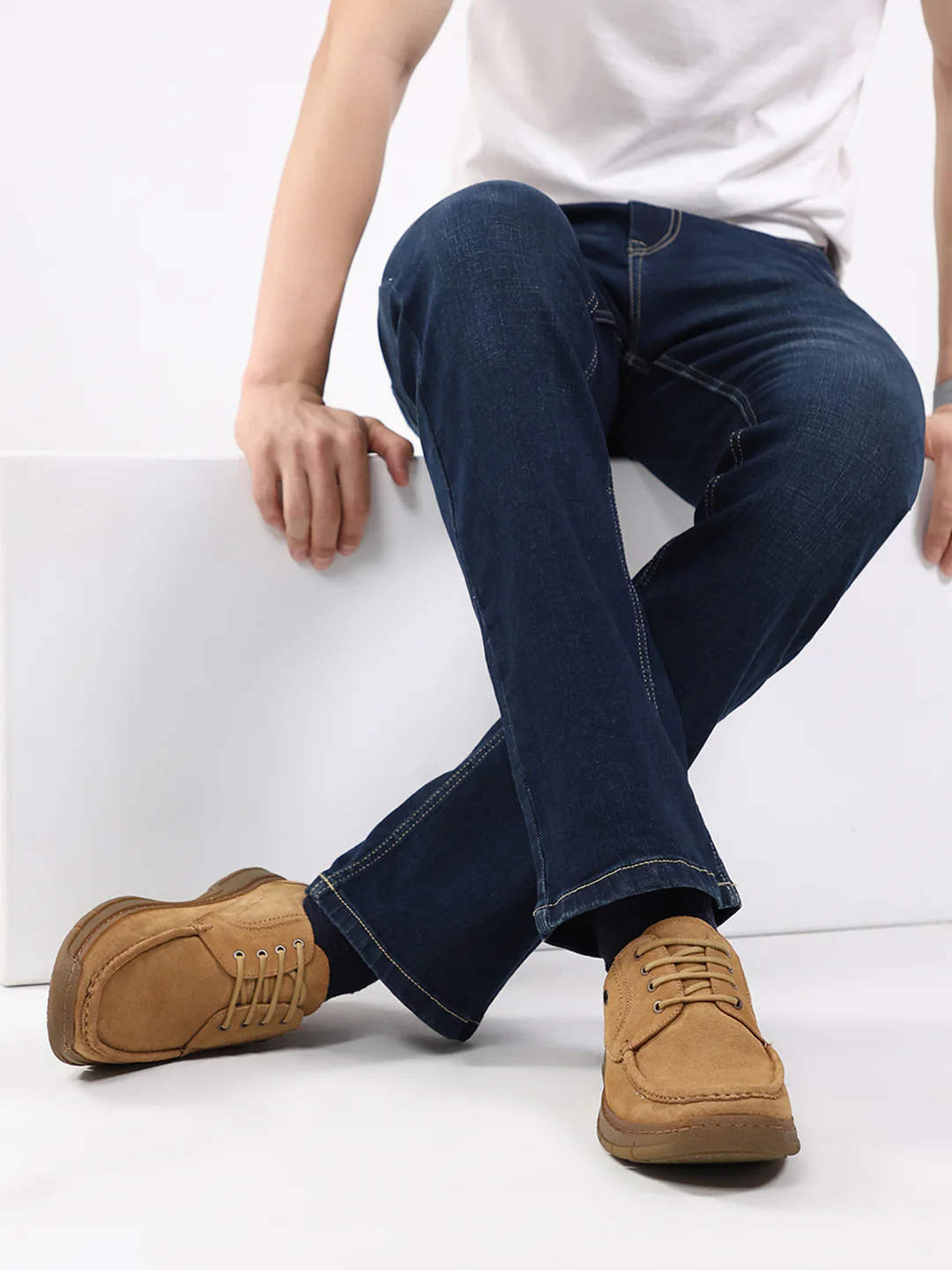 Monte Carlo Tan Moc-Toe | Comfortable Rugged & Everyday Casual Lace Up Style Shoe for Men - Image 10