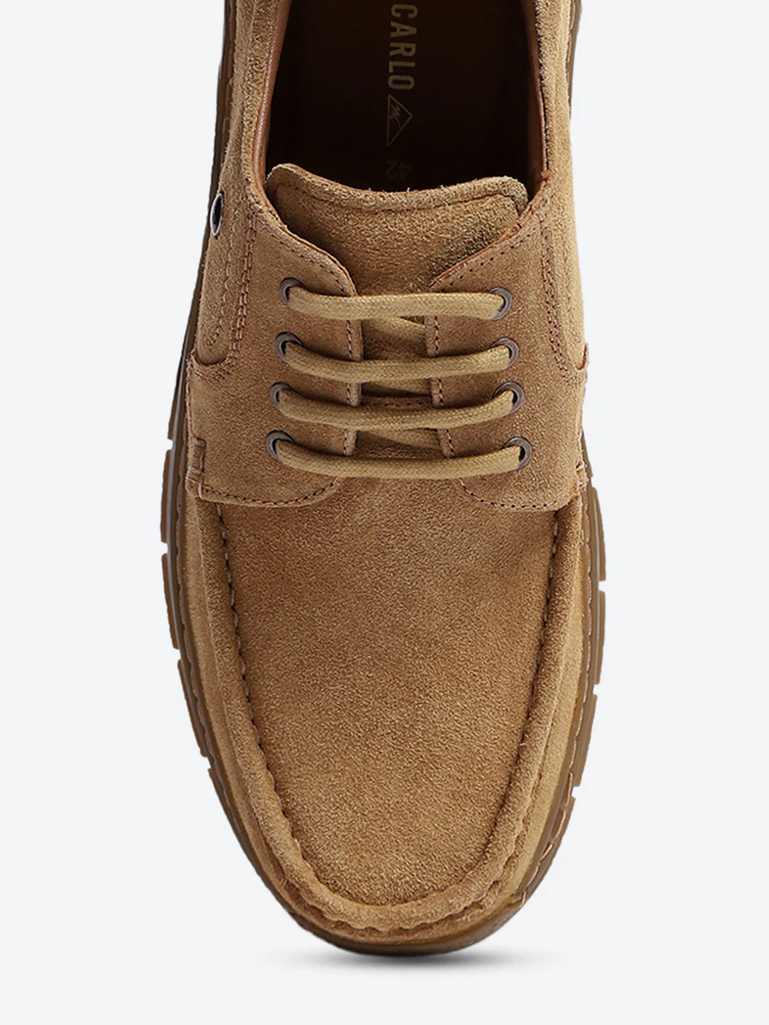 Monte Carlo Tan Moc-Toe | Comfortable Rugged & Everyday Casual Lace Up Style Shoe for Men - Image 7