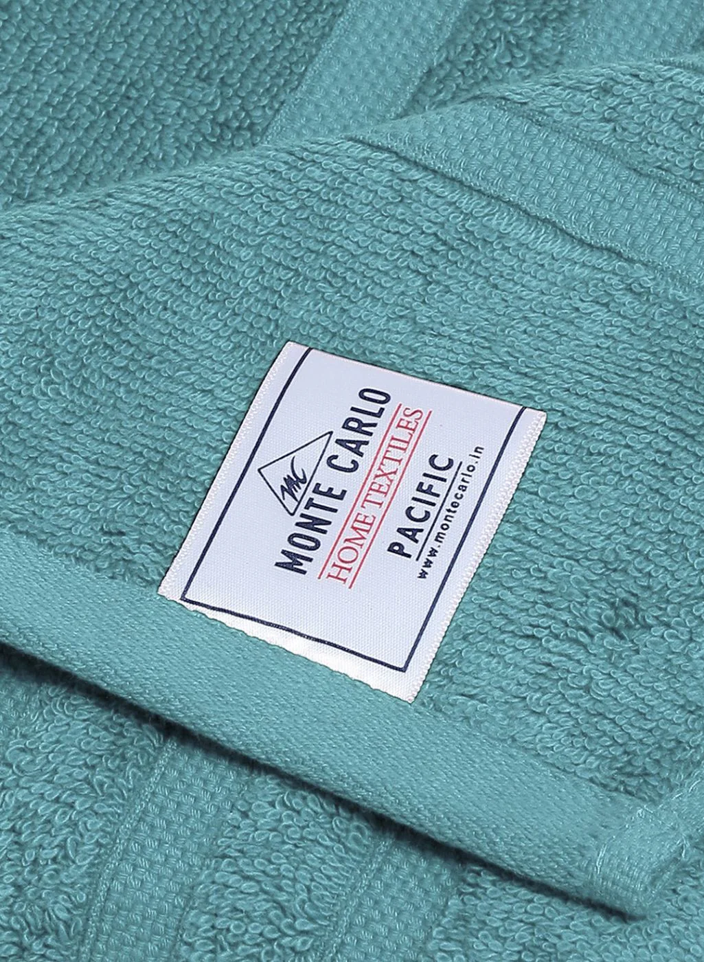 Teal Blue Cotton 525 GSM Bath Towel - Image 4