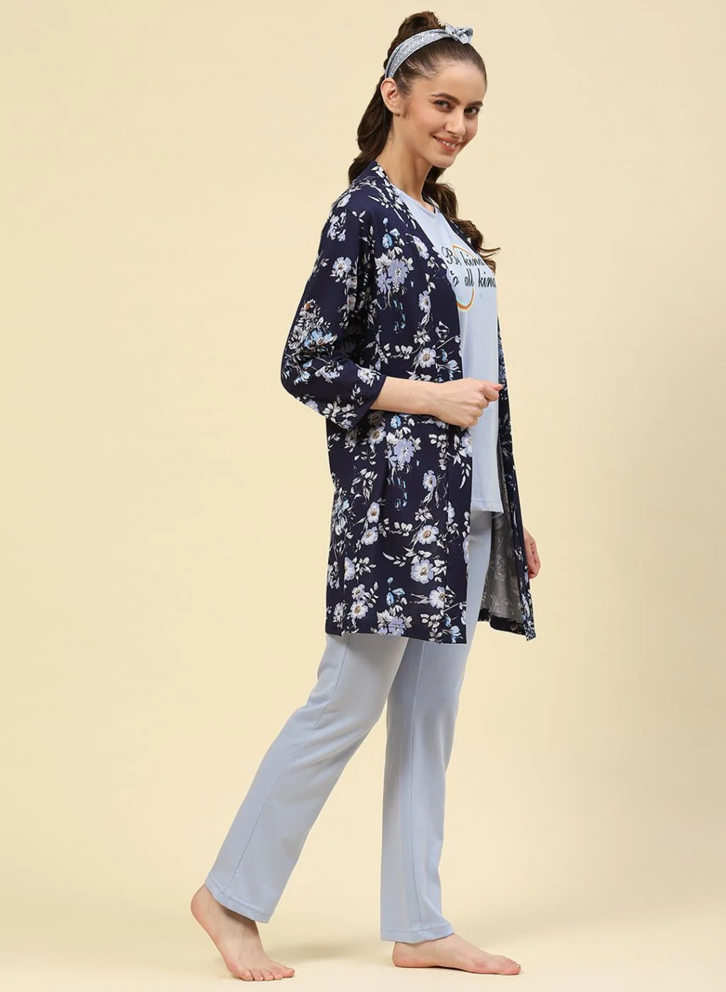 Women Blue Printed Combo Set - Image 5