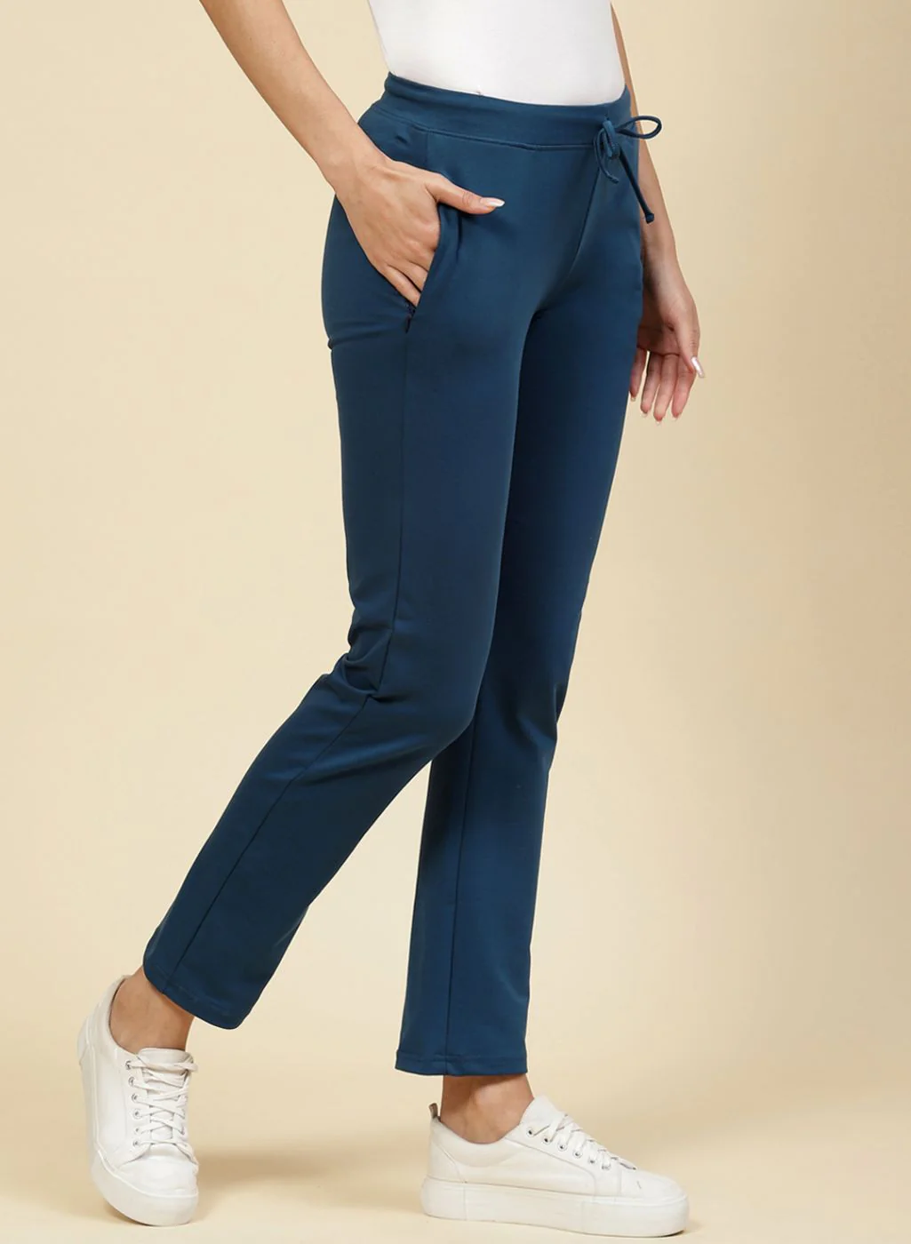 Women Blue Regular Fit Lower - Image 4