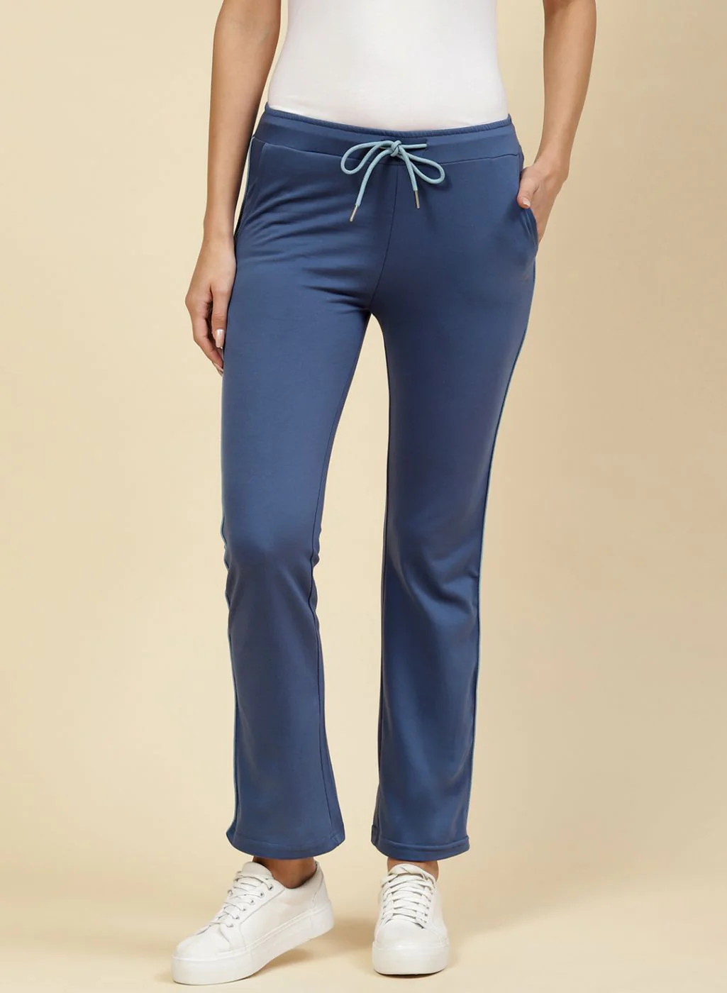 Women Blue Regular Fit Lower - Image 2