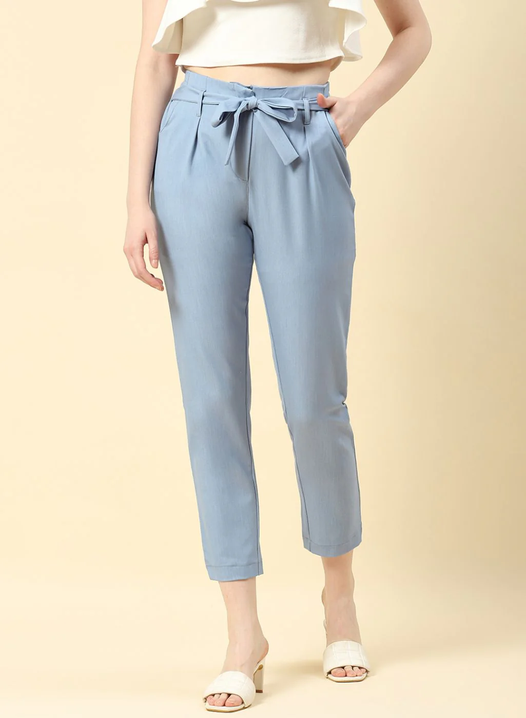 Women Blue Regular Fit Lower - Image 2