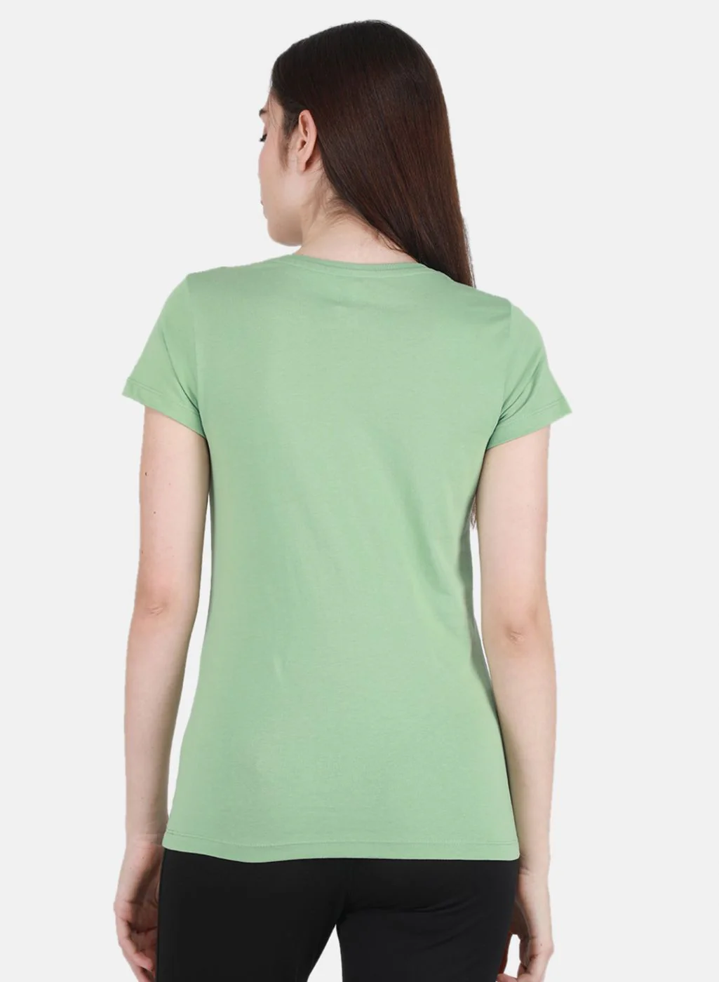 Women Green & Purple Solid Top 2 Pc Set - Image 4