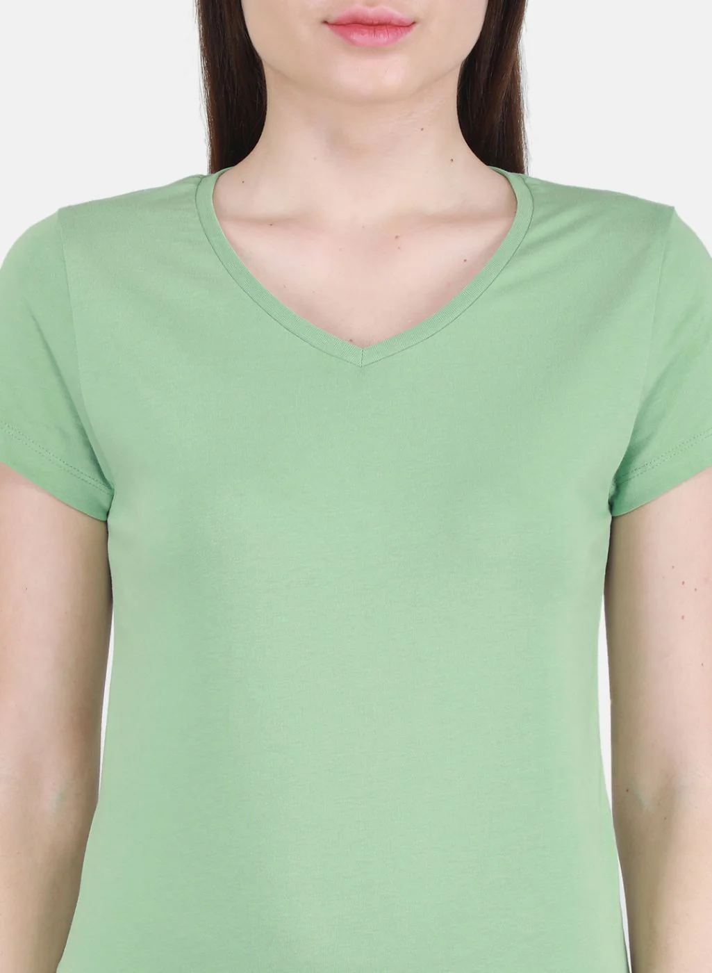 Women Green & Purple Solid Top 2 Pc Set - Image 6