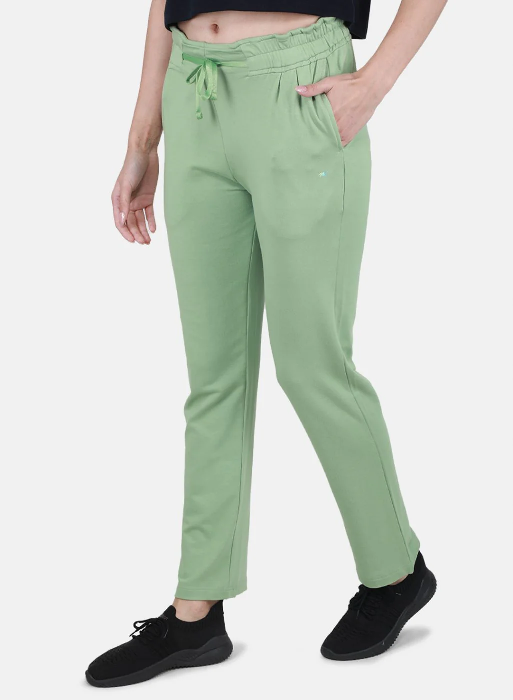 Women Green Regular Fit Lower - Image 2