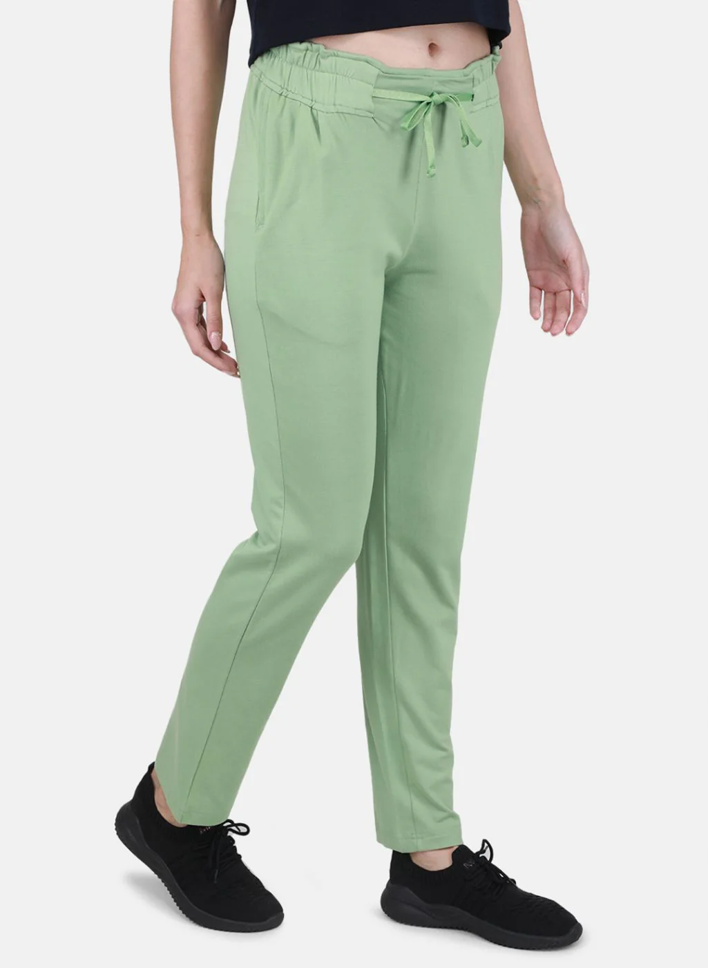 Women Green Regular Fit Lower - Image 6