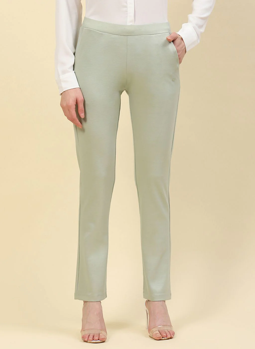 Women Green Regular Fit Lower - Image 2
