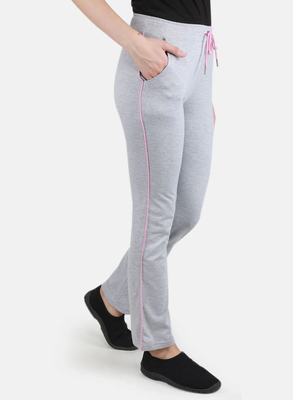 Women Grey Regular Fit Lower - Image 6