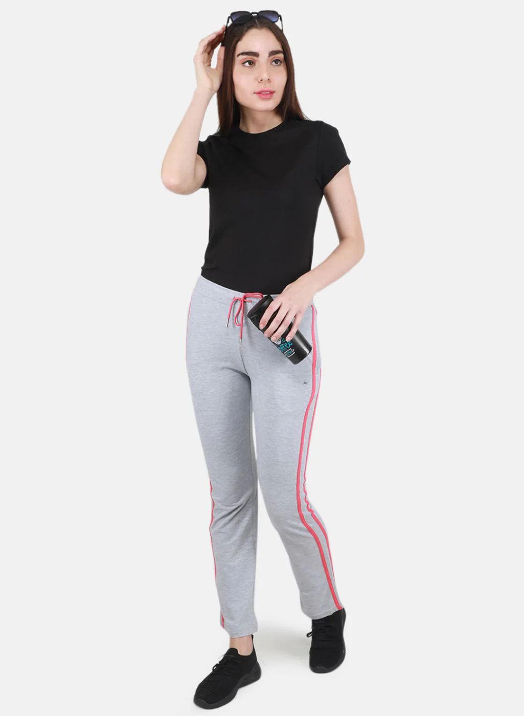 Women Grey Regular Fit Lower - Image 4
