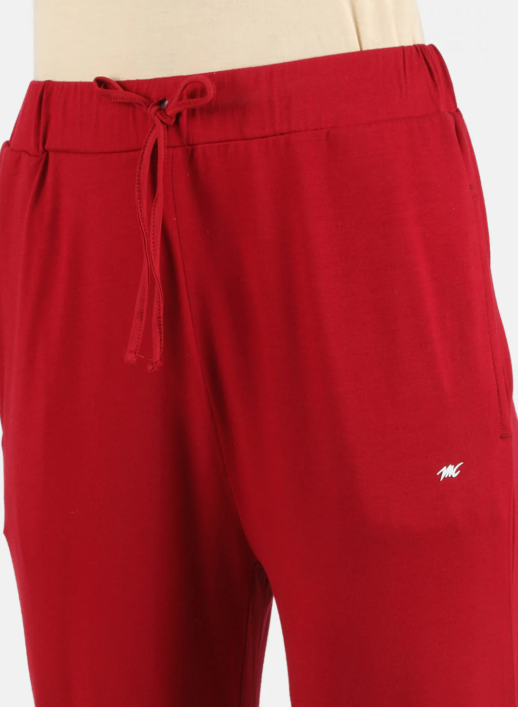 Women Maroon Printed Lower Set - Image 6