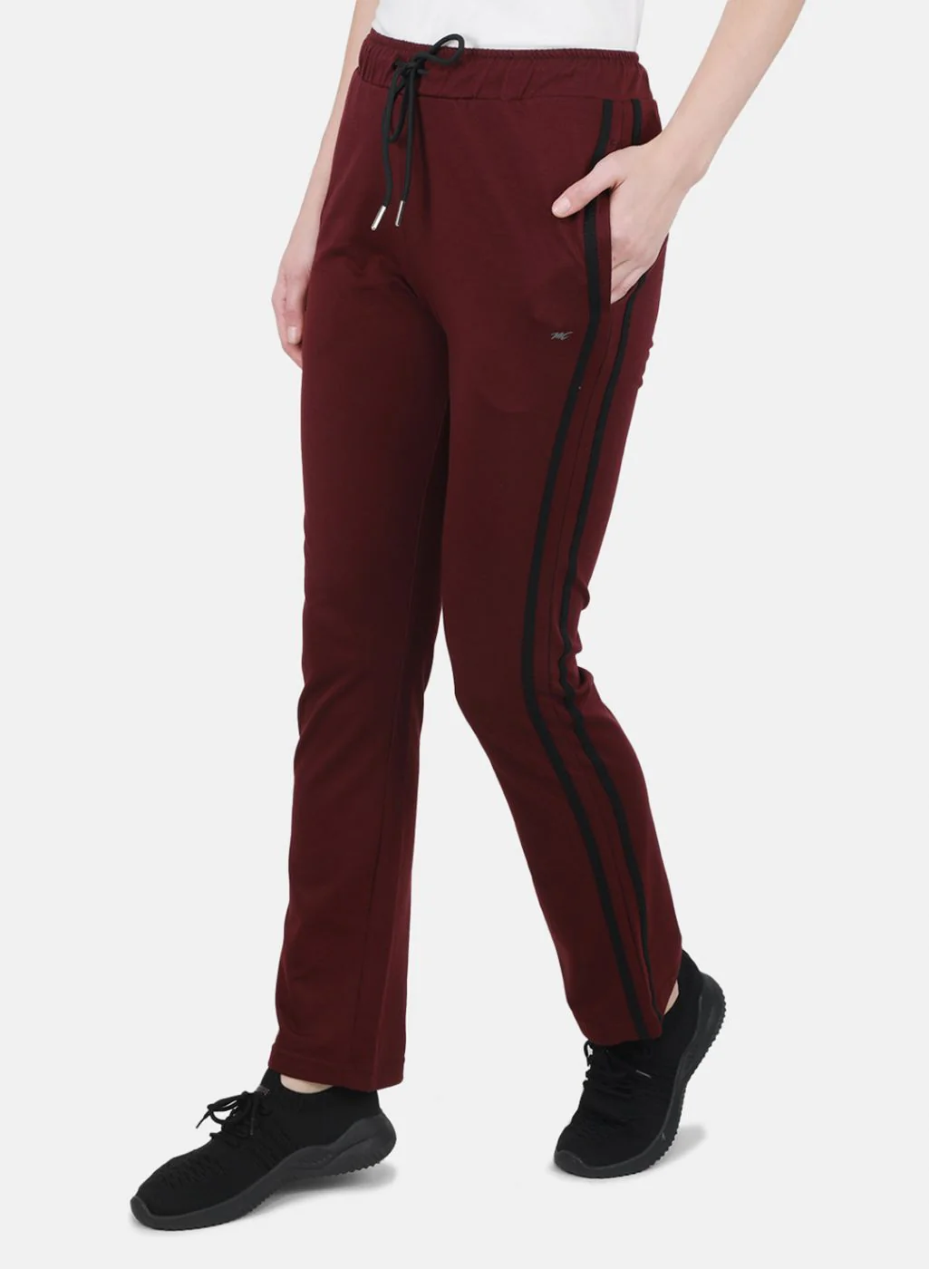 Women Maroon Regular Fit Lower - Image 2