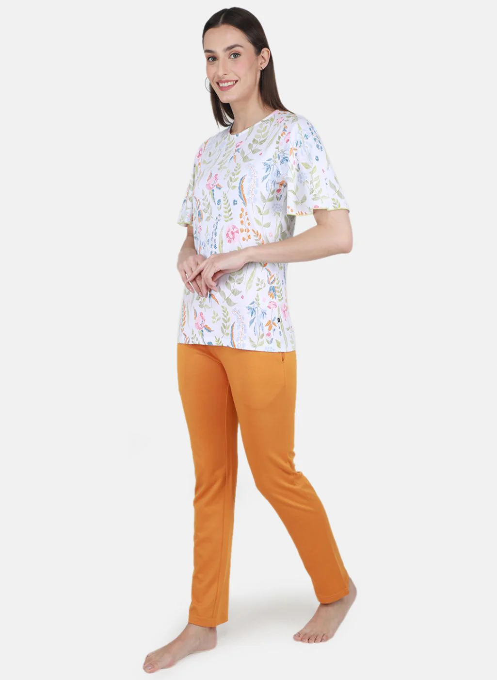 Women Multicolor Printed Lower Set - Image 2