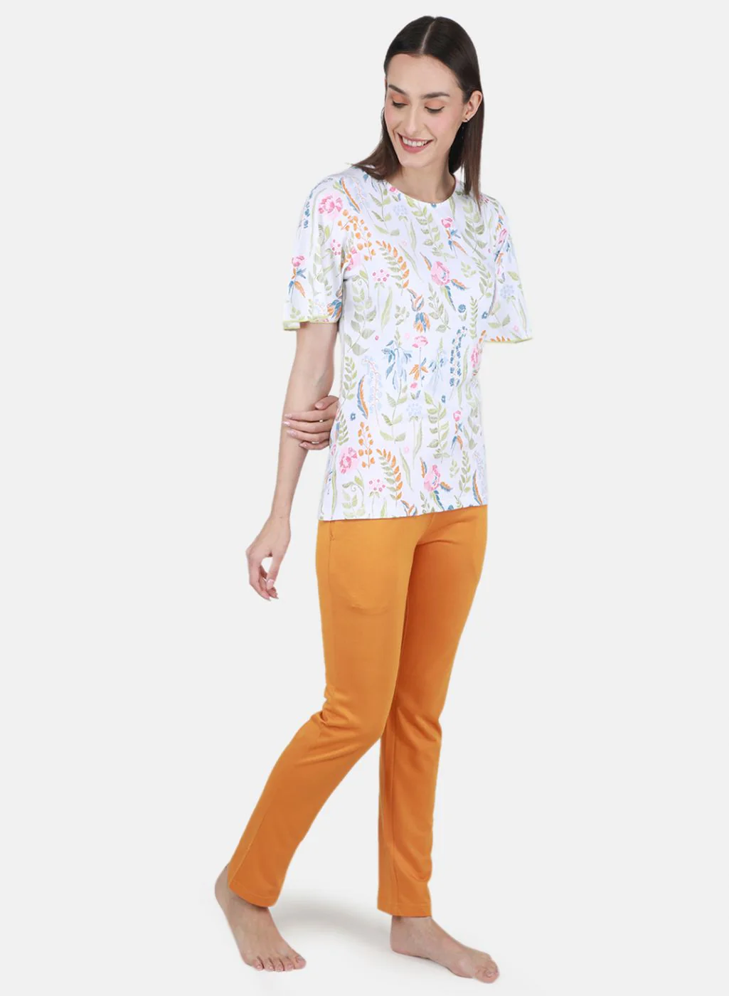 Women Multicolor Printed Lower Set - Image 7