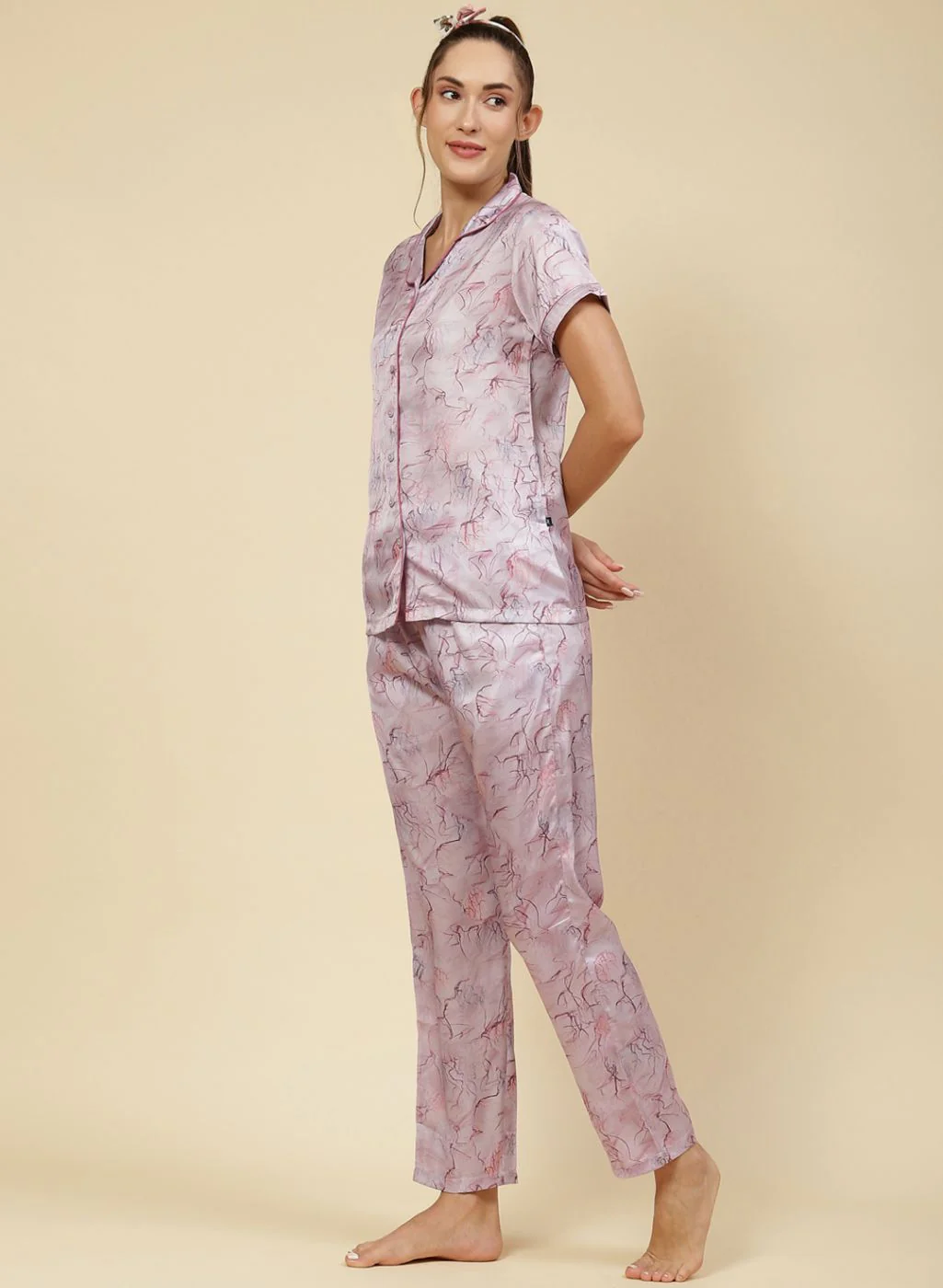 Women Multicolor Printed Lower Set - Image 3
