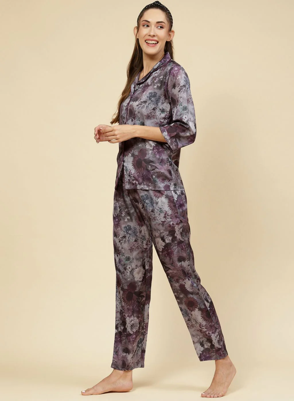 Women Multicolor Printed Lower Set - Image 3
