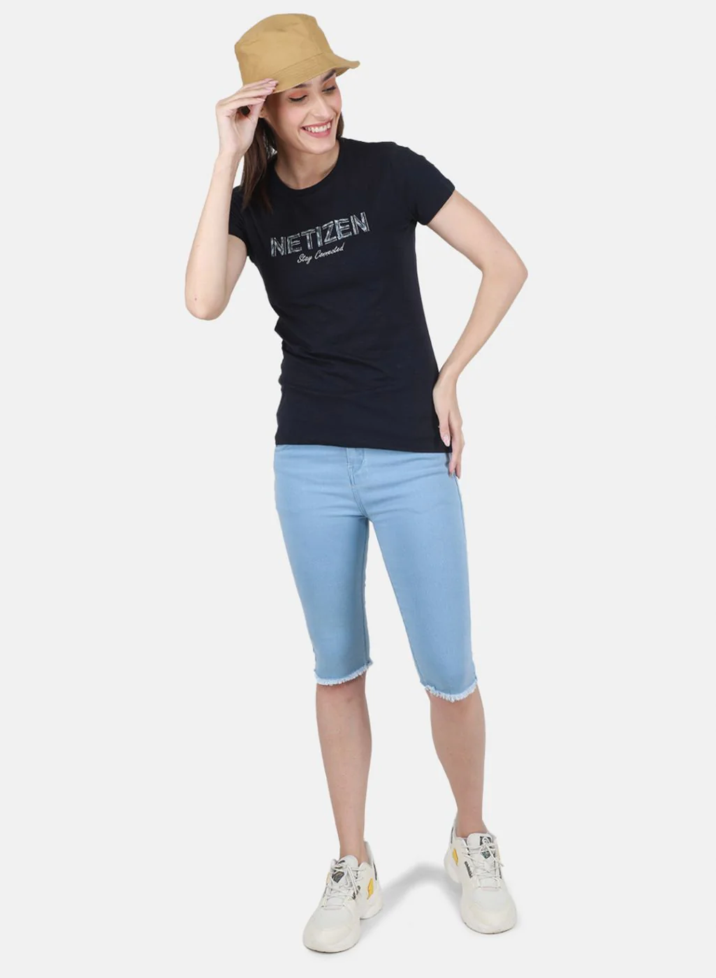 Women NAvy Blue Embroidered Top - Image 4
