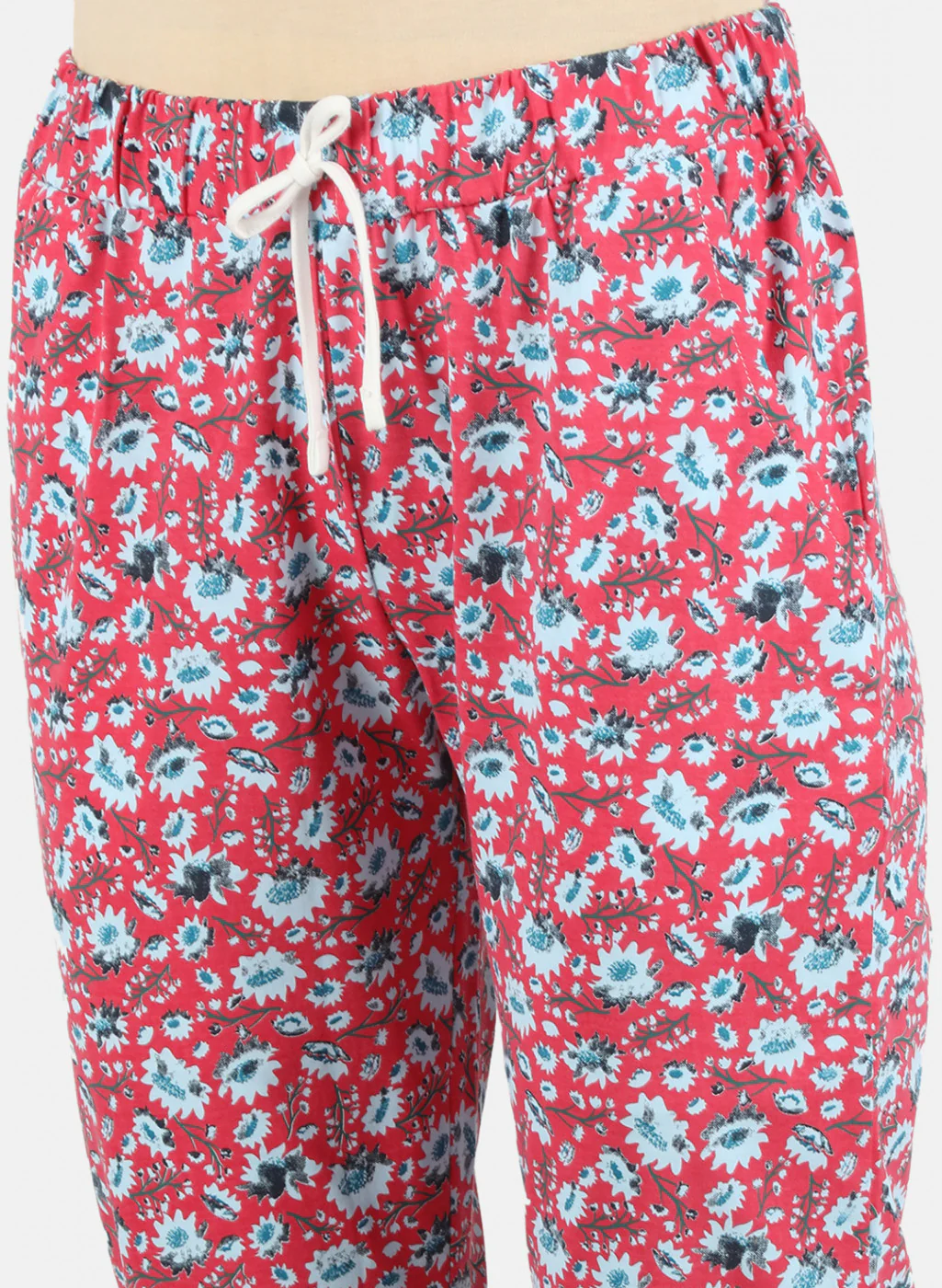 Women Navy Blue Printed Lower Set - Image 6
