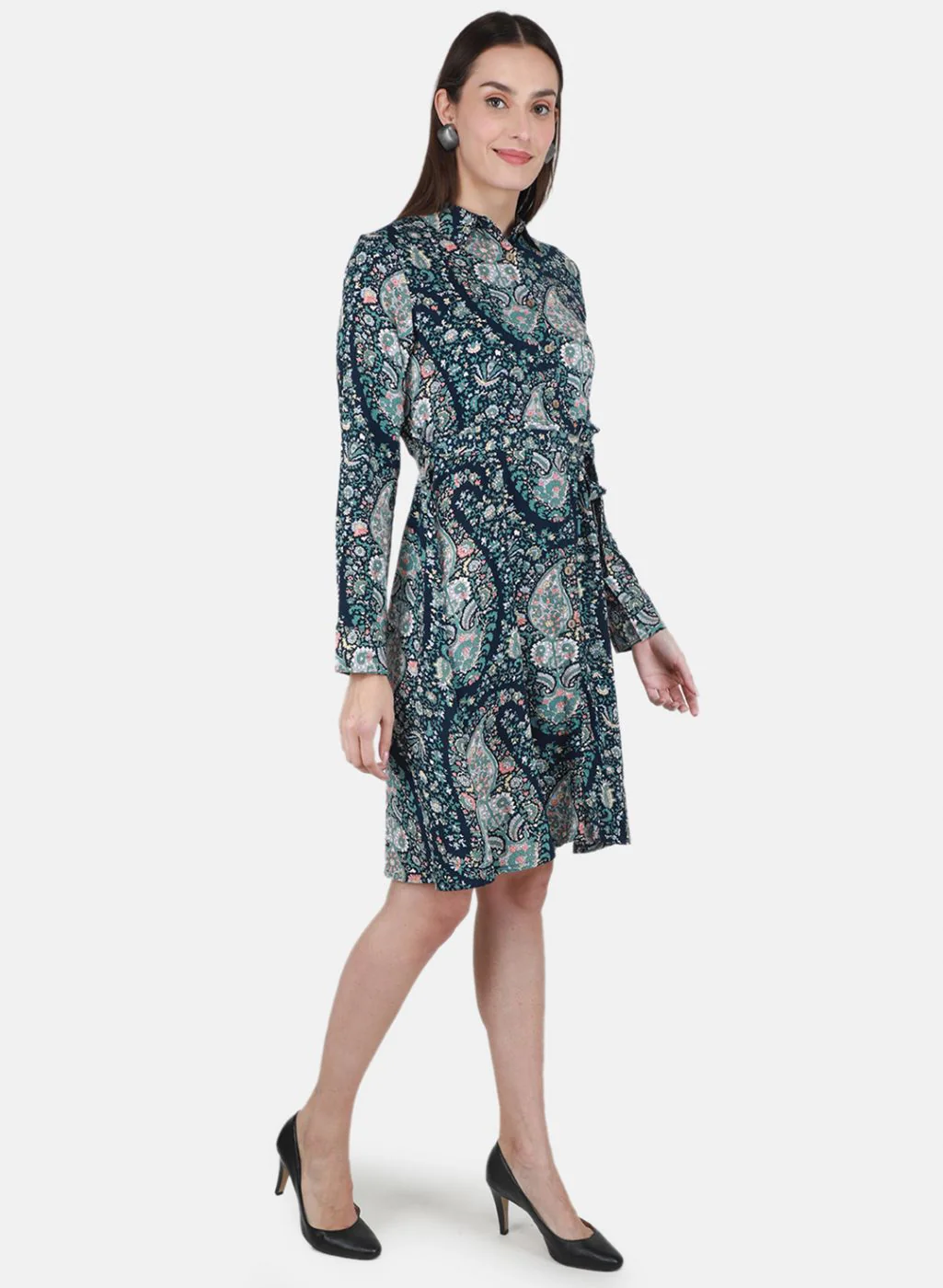 Women NAvy Blue Printed Tunic - Image 6