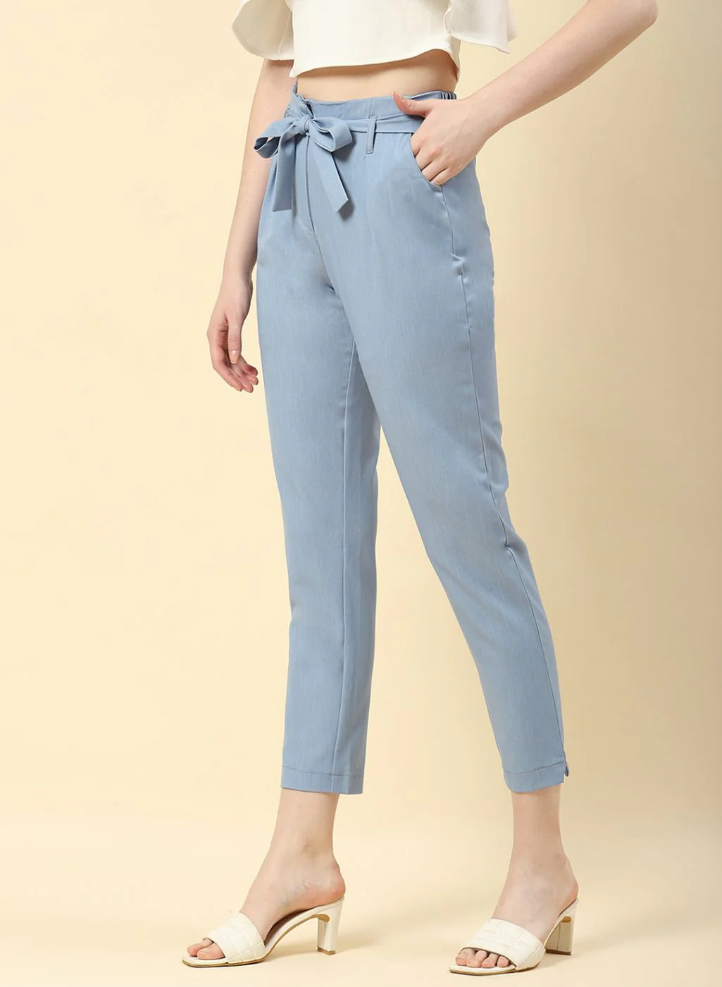 Women NAvy Blue Regular Fit Lower - Image 2