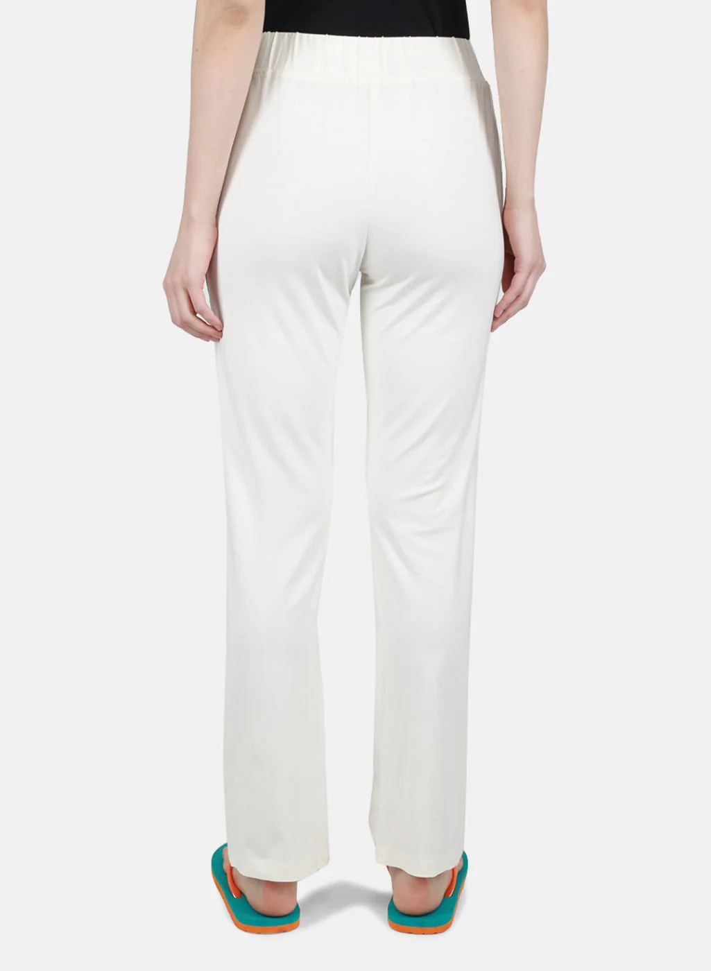 Women Off White Regular Fit Lower - Image 3