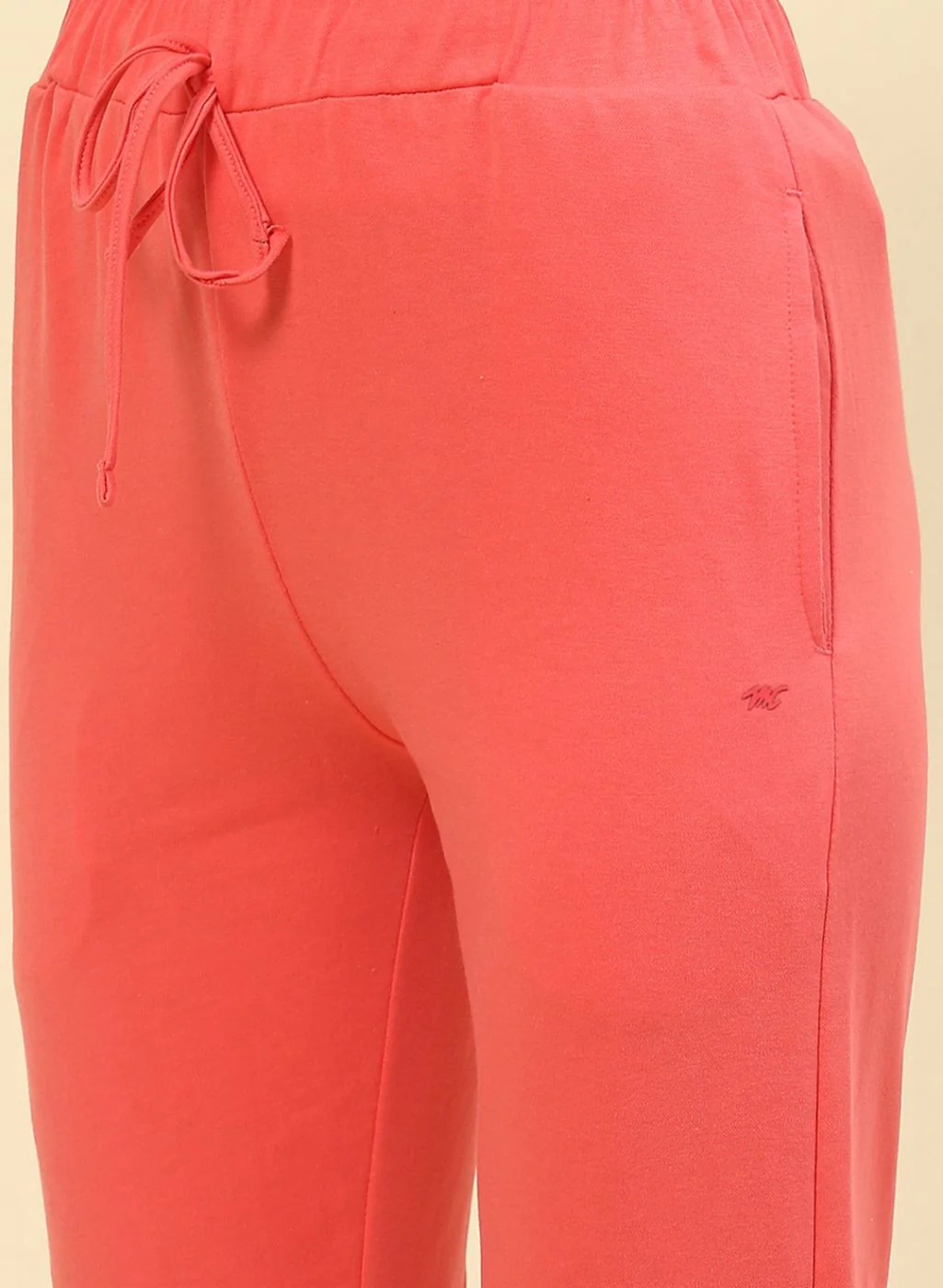 Women Pink Printed Lower Set - Image 7
