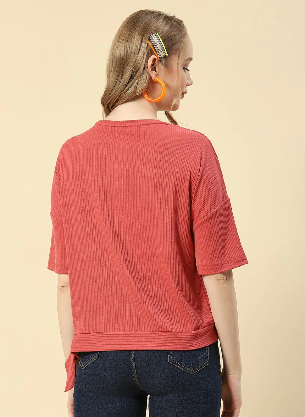 Women Pink Printed Top - Image 4