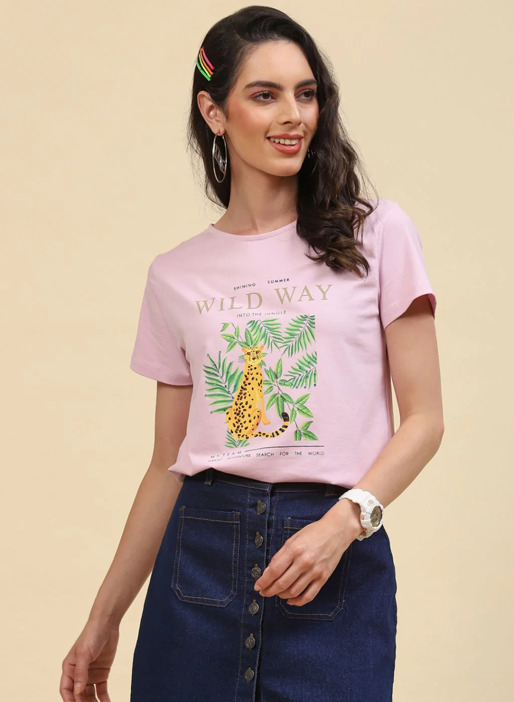 Women Purple Printed Top - Image 2