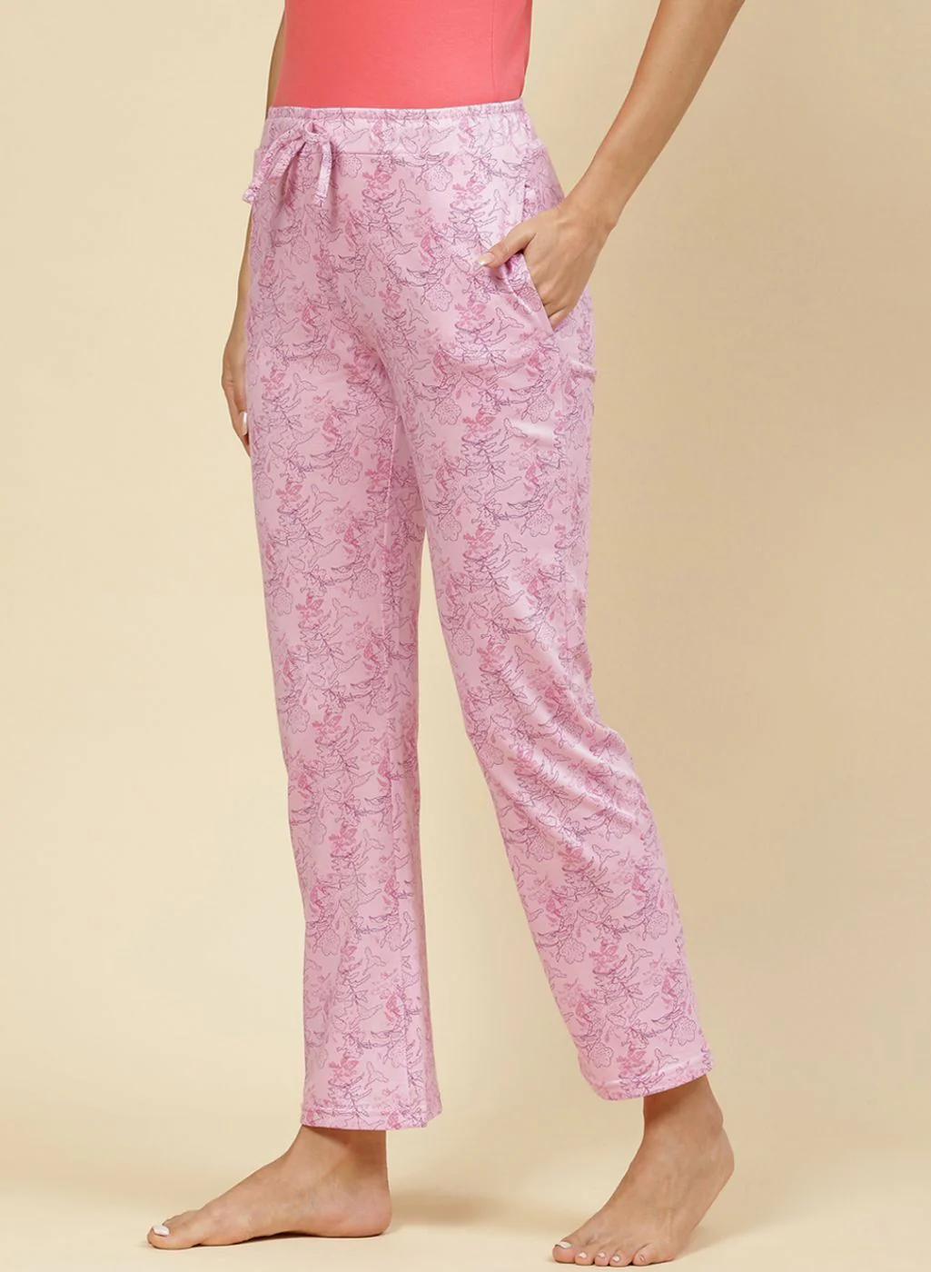 Women Purple Regular Fit Lower - Image 3