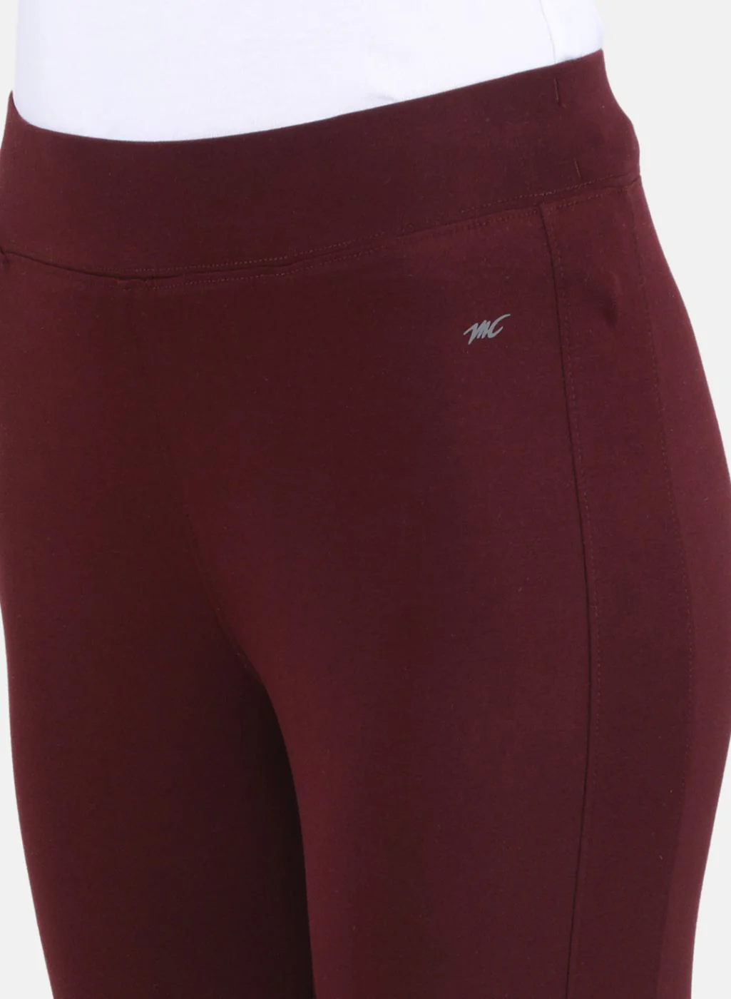 Women Purple Solid Capri - Image 5