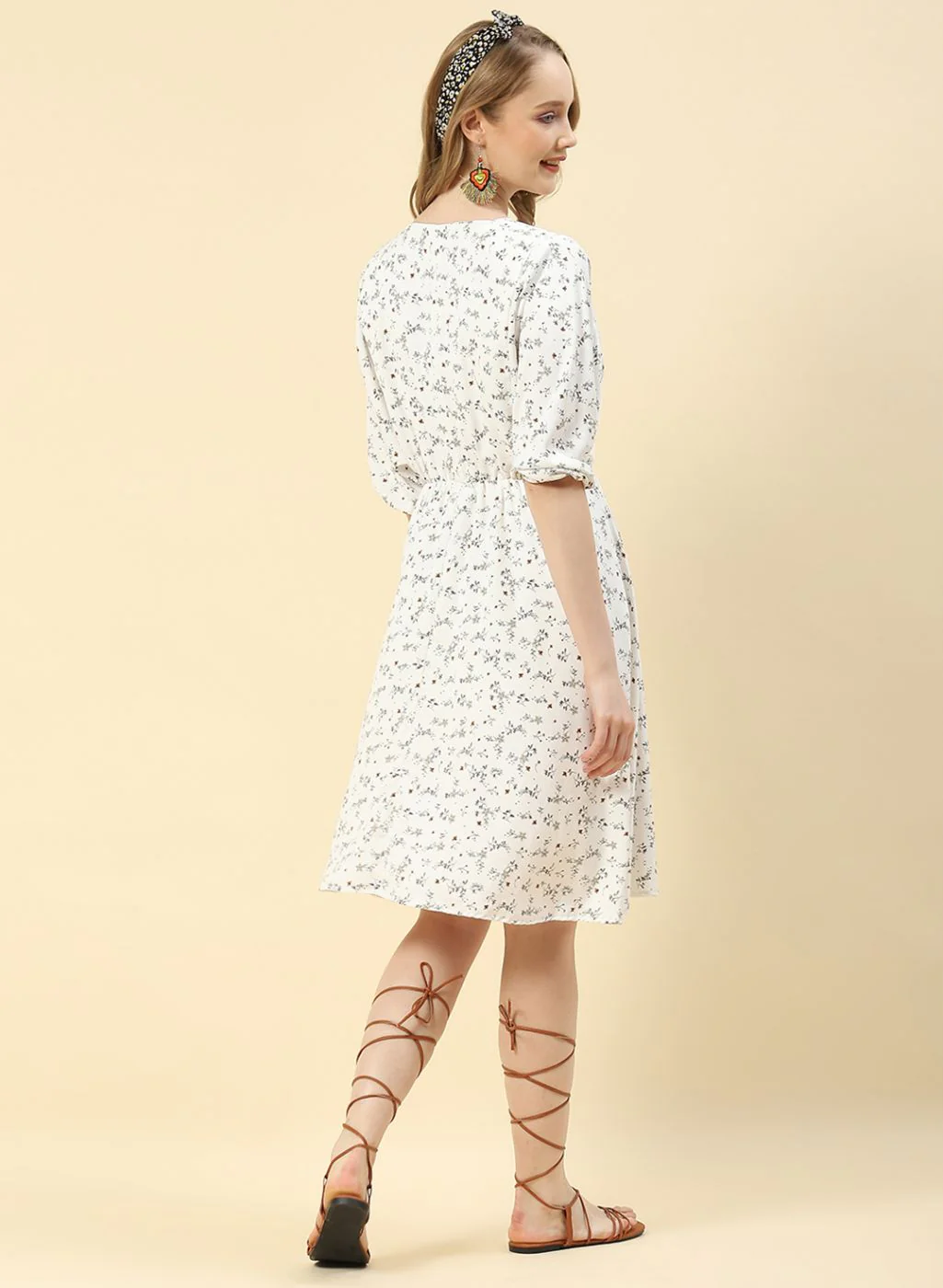 Women White Printed Tunic - Image 3