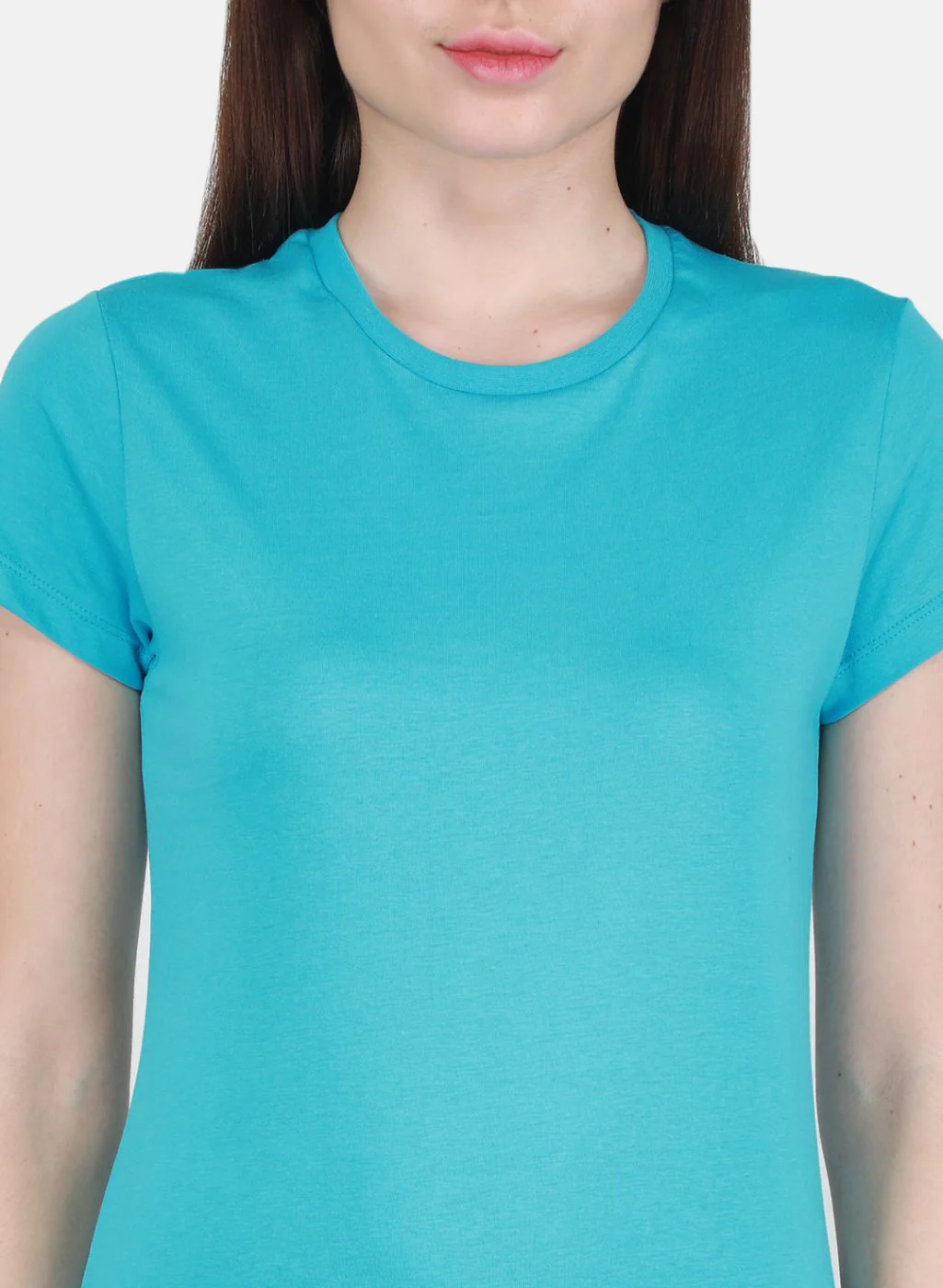 Women Yellow & Turquoise Blue Solid Top 2 Pc Set - Image 6