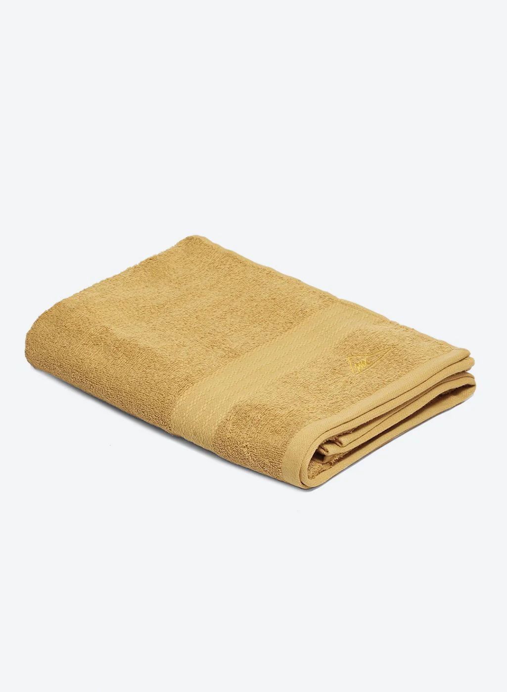 Yellow Cotton 400 GSM Bath Towel - Image 2