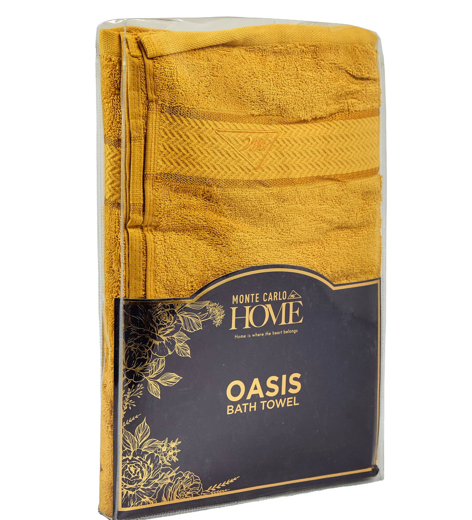 Mustard Pure Cotton Solid 450 GSM Bath Towel 1 Piece (Oasis Collection) - Image 9