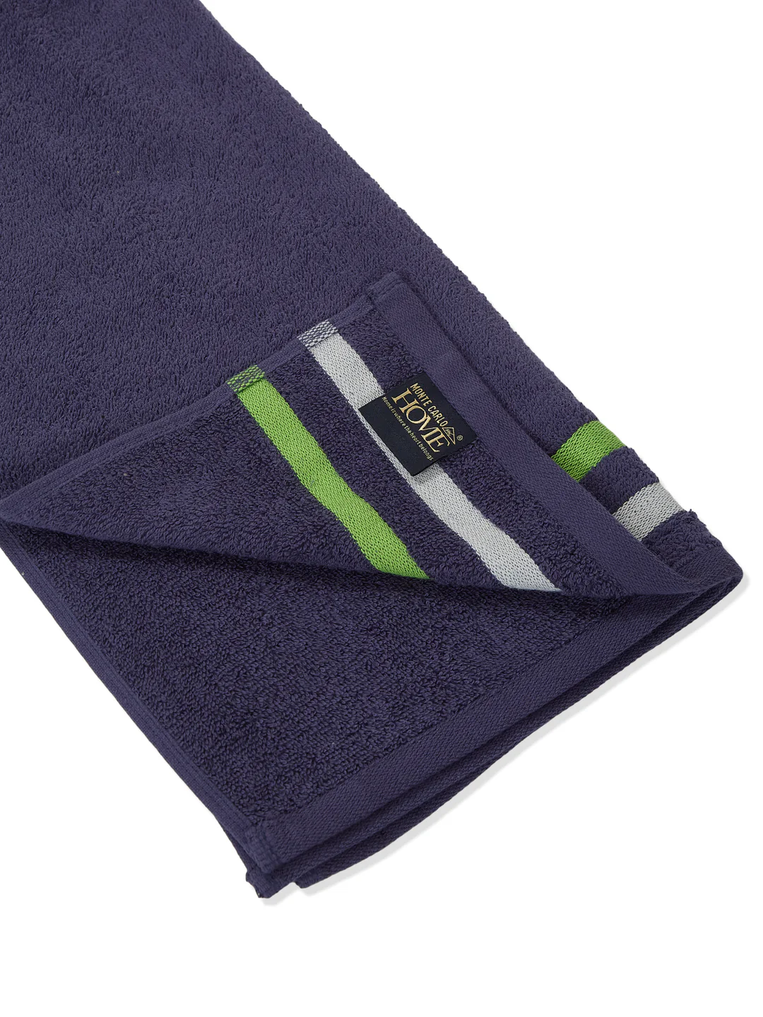 Navy Blue 100% Cotton Solid 400 GSM Gym Towel Active Dry 2 Pc Set Gift Box Pack with Free Bottle - Image 8