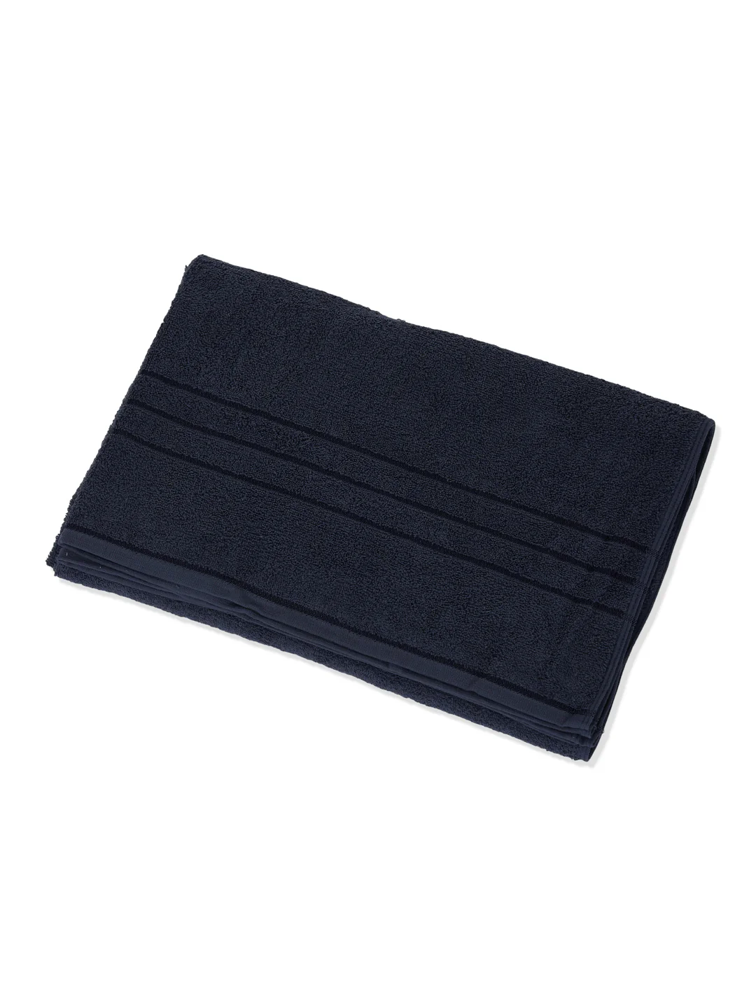 Navy Blue Pure Cotton Solid 340 GSM Car Towel 1 Piece (Soho Collection) - Image 3