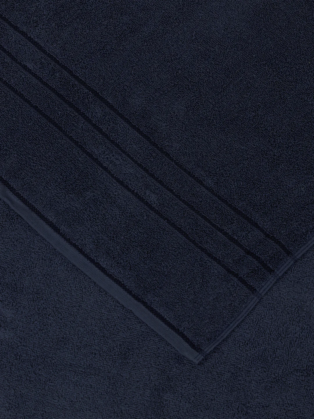 Navy Blue Pure Cotton Solid 340 GSM Car Towel 1 Piece (Soho Collection) - Image 5