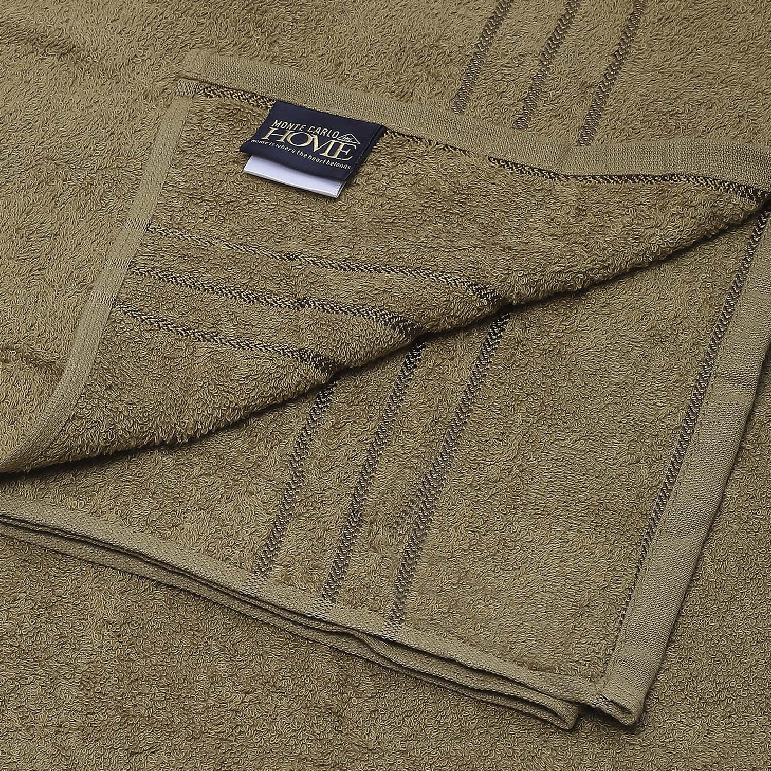 Olive Cotton 350 GSM Bath Towel - Image 4