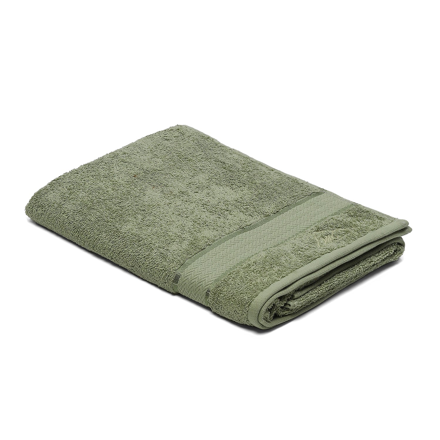 Olive Cotton 450 GSM Bath Towel - Image 2