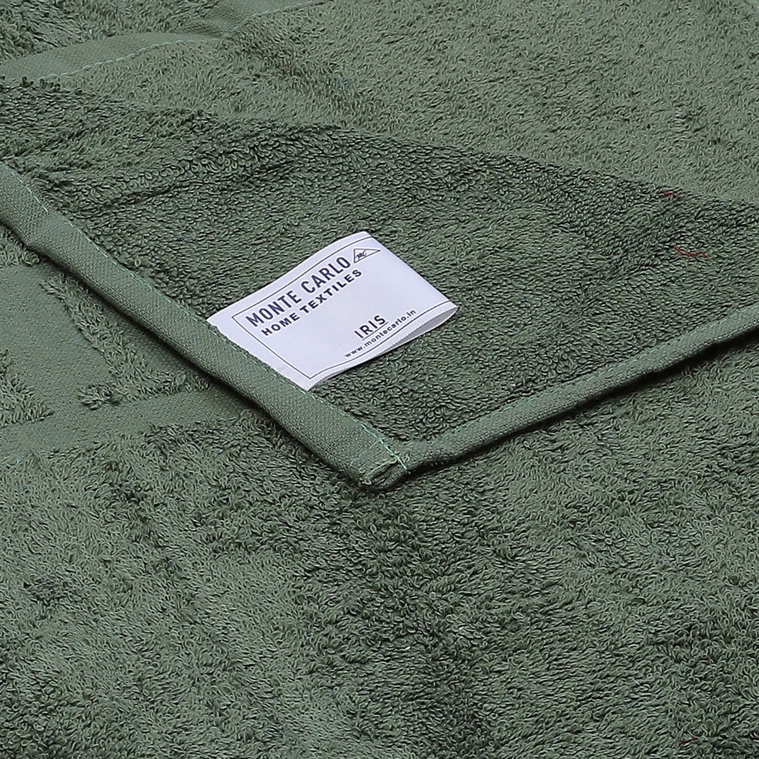 Olive Cotton 525 GSM Bath Towel - Image 4