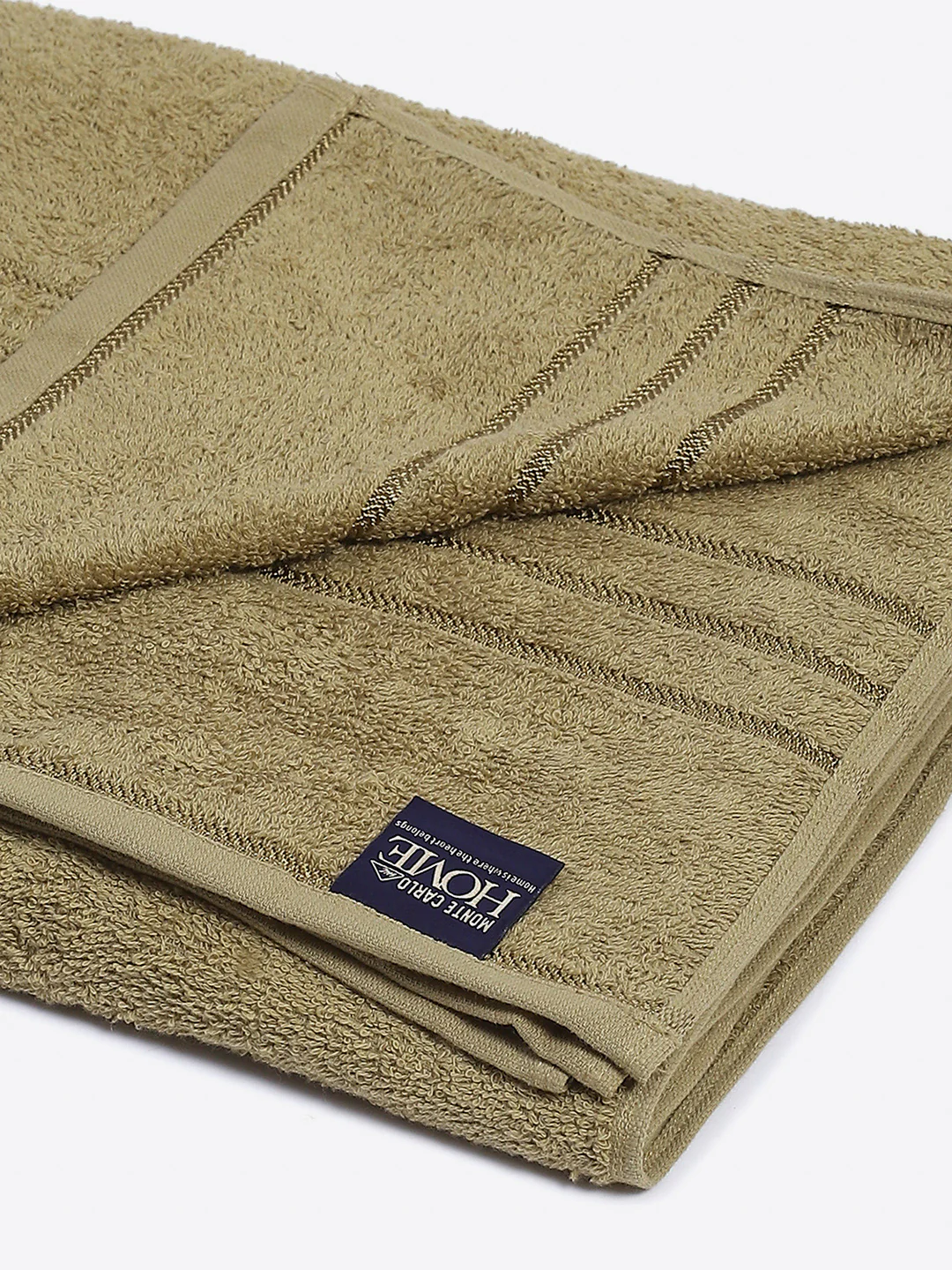 Olive Cotton Solid 350 GSM Car Towel (Soho) - Image 3