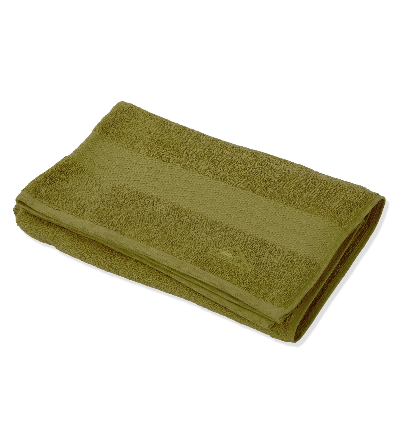 Olive Pure Cotton Solid 380 GSM Bath Towel 1 Piece (Jazz Collection) - Image 4