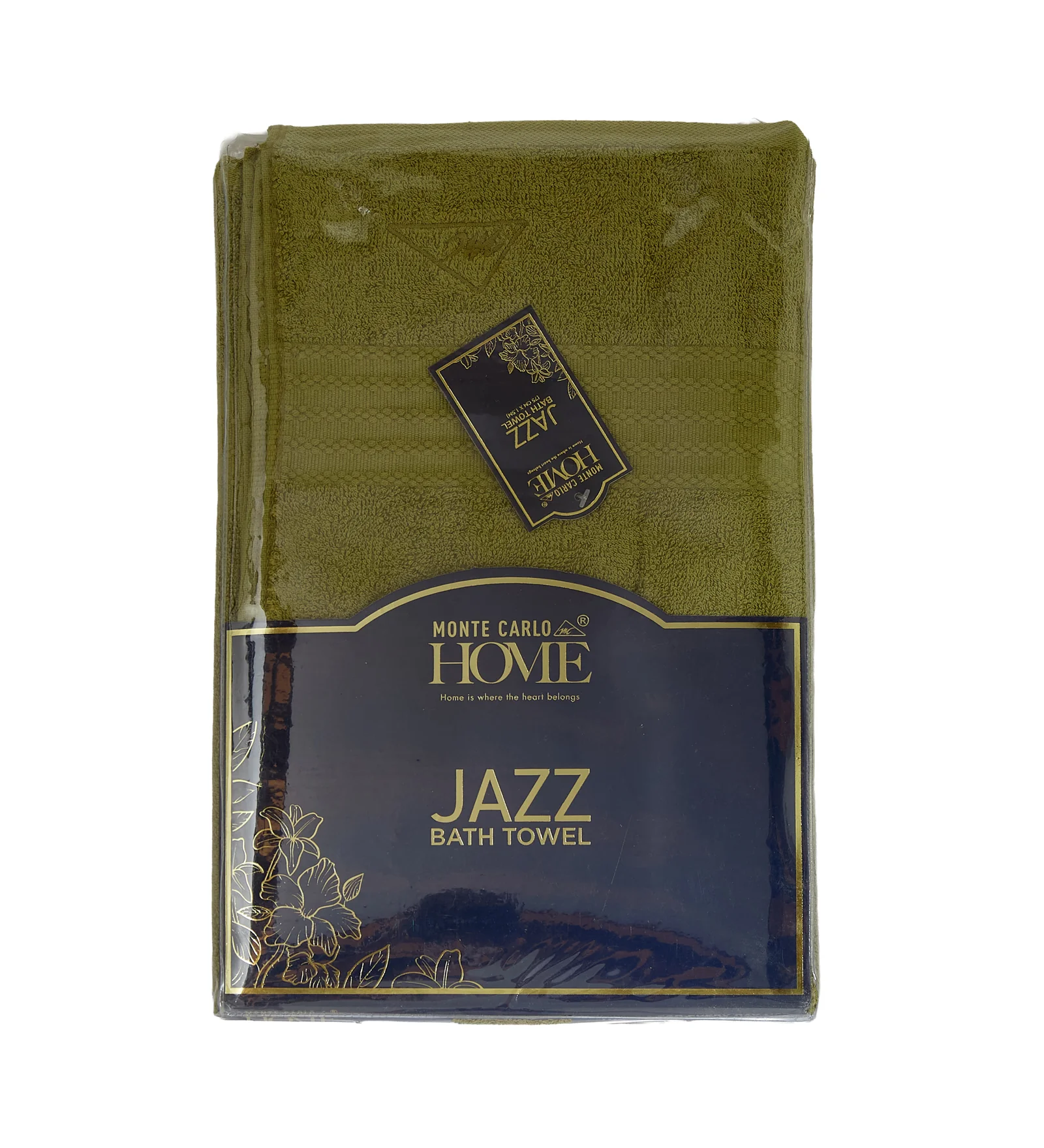Olive Pure Cotton Solid 380 GSM Bath Towel 1 Piece (Jazz Collection) - Image 9