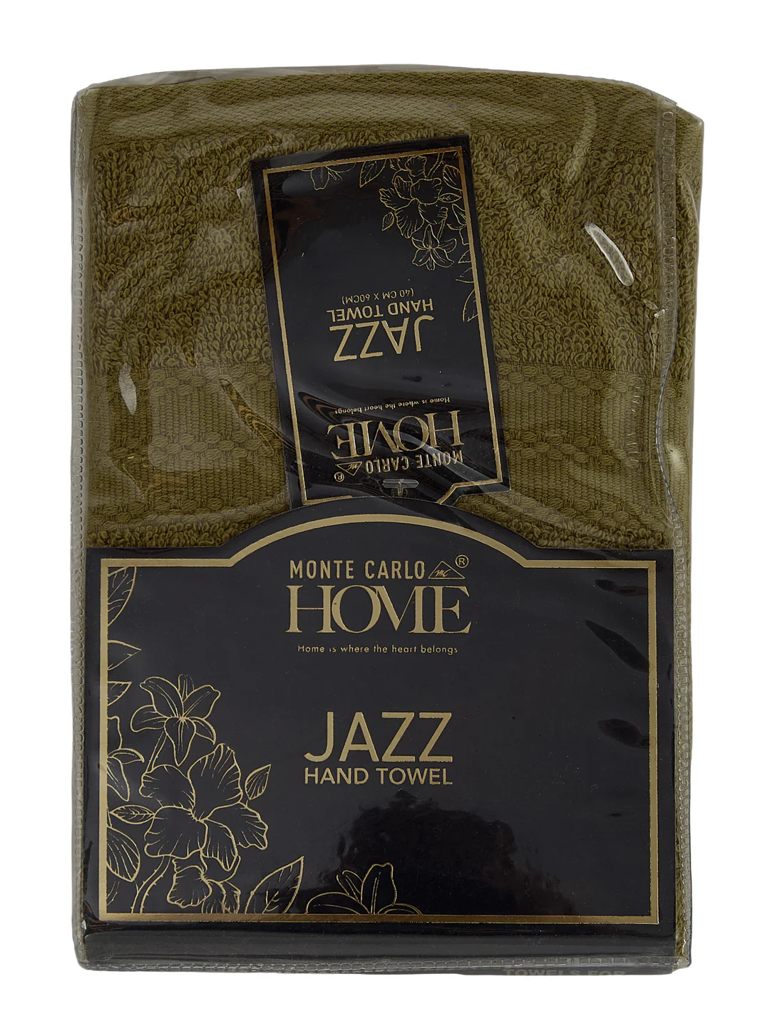 Olive Pure Cotton Solid 380 GSM Hand Towel 2 Pc Set (Jazz Collection) - Image 11