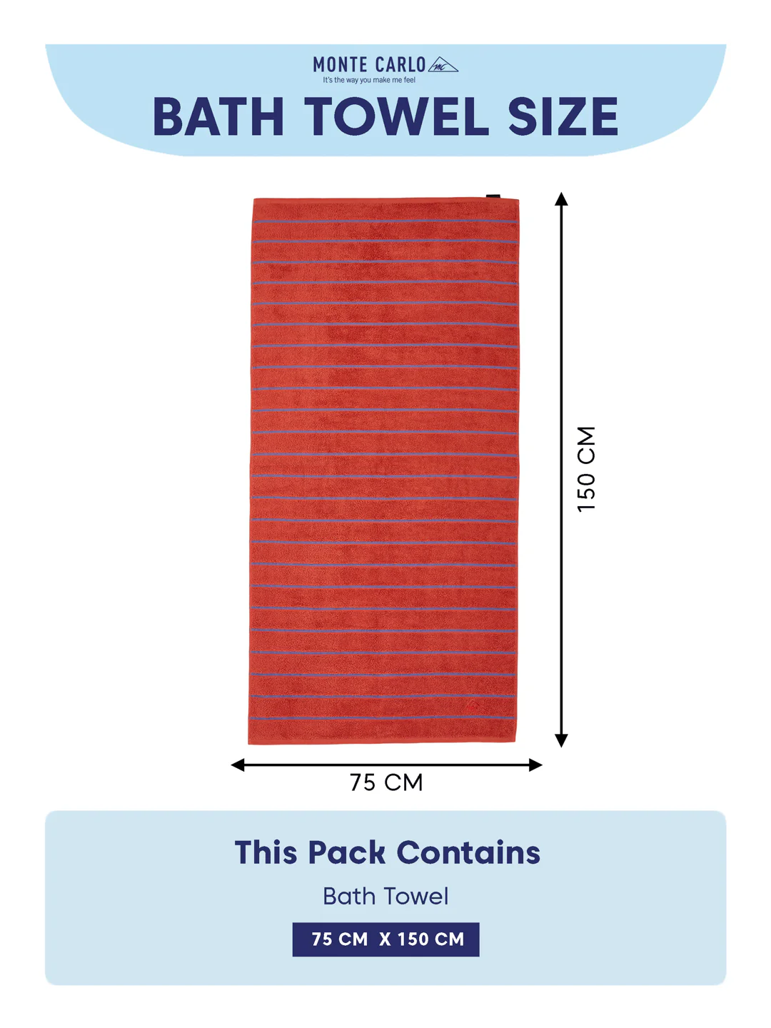 Orange & Blue 100% Cotton Solid 480 GSM Bath Towel King & Queen 2 Pc Set Gifting Box Pack - Image 15